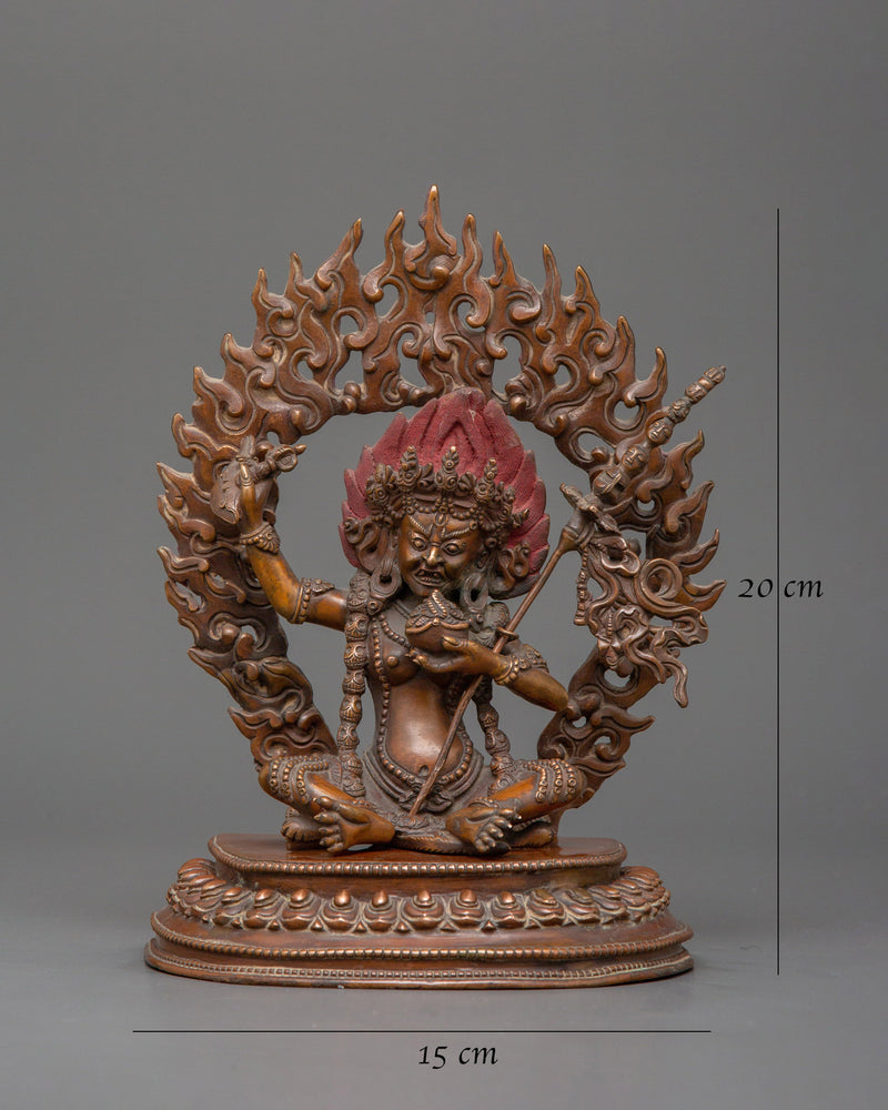 Oxidized Copper Vajrayogini Statue | Powerful Tantric Deity