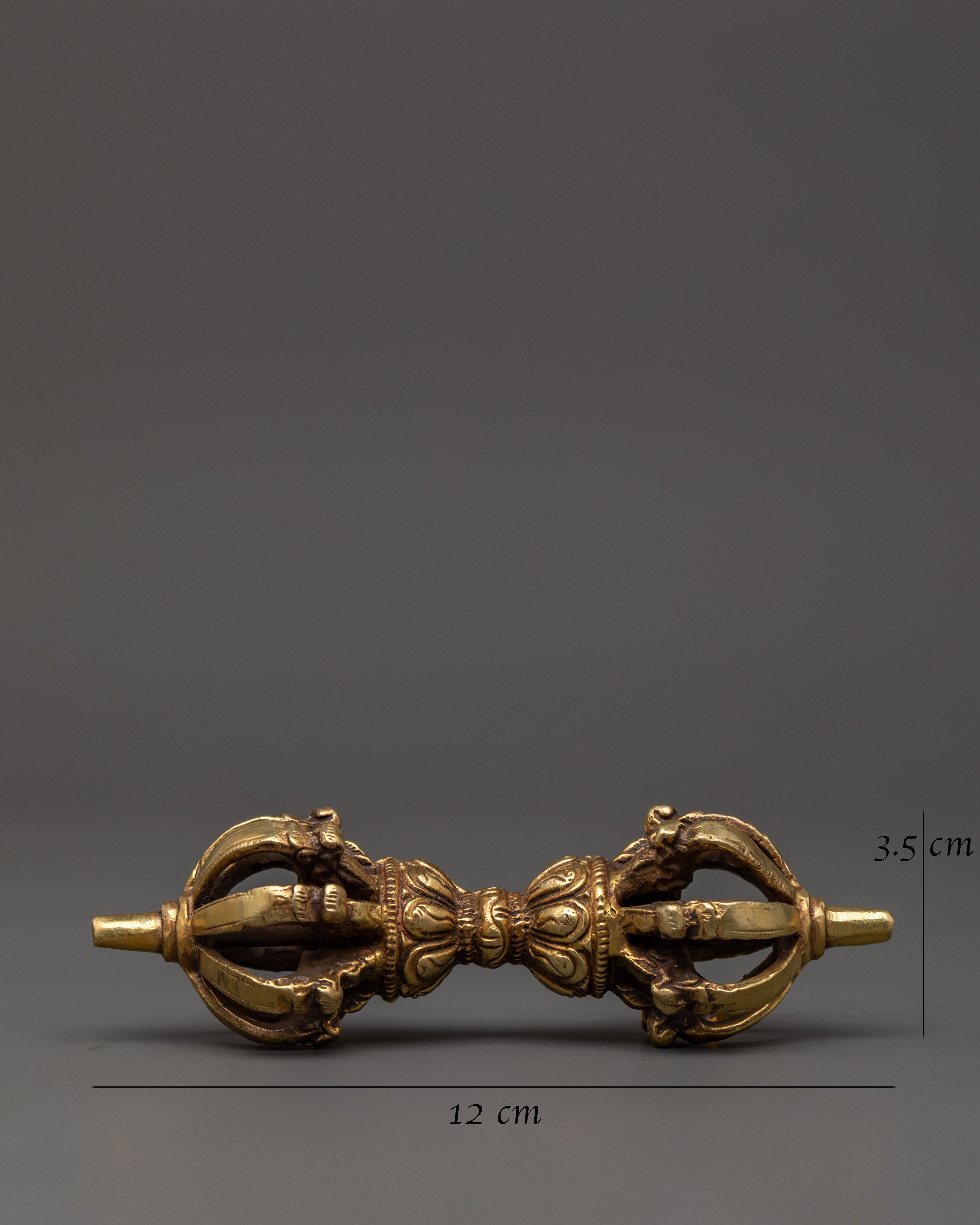 Tibetan Brass Vajra Dorje | Spiritual Artifact