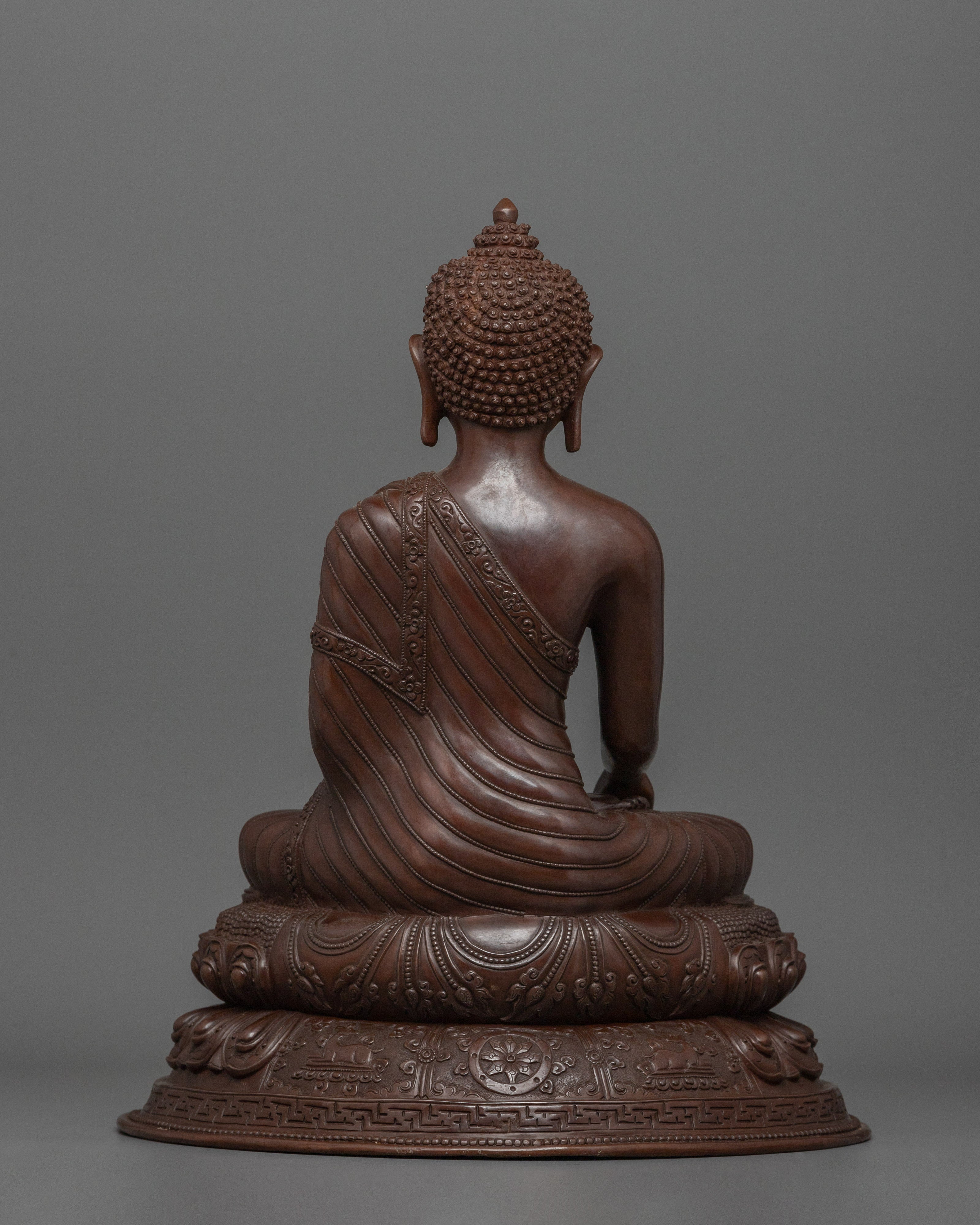 Shakyamuni Buddha Statue For Spiritual Peace | Traditional Sacred Buddhist Artwork