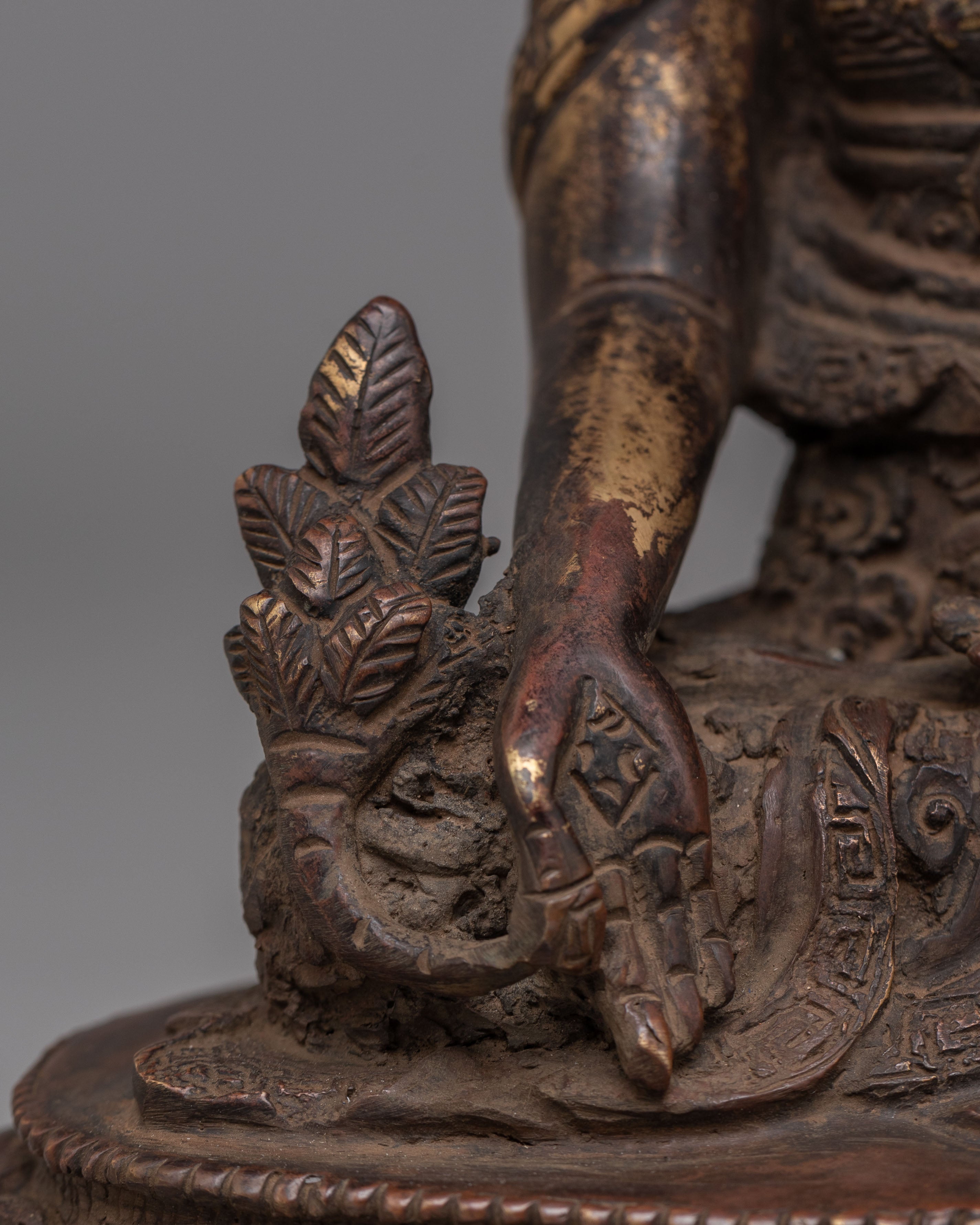 Sacred Tibetan Medicine Buddha Statue | Handcrafted Copper Statue