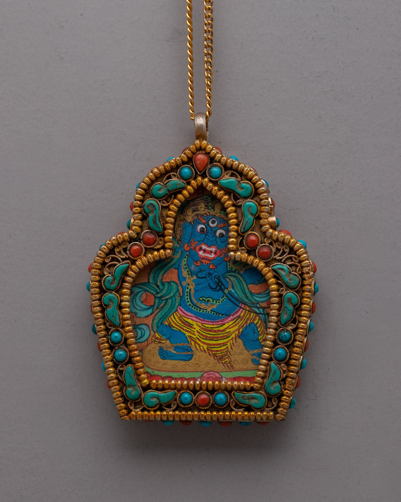 Authentic Vajrapani Amulet | Buddhist Pendant for Strength and Protection (consecrated)