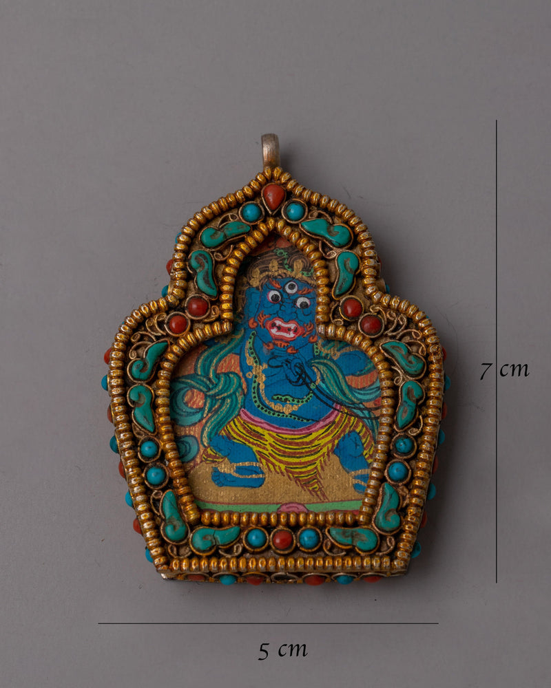 Authentic Vajrapani Amulet | Buddhist Pendant for Strength and Protection (consecrated)