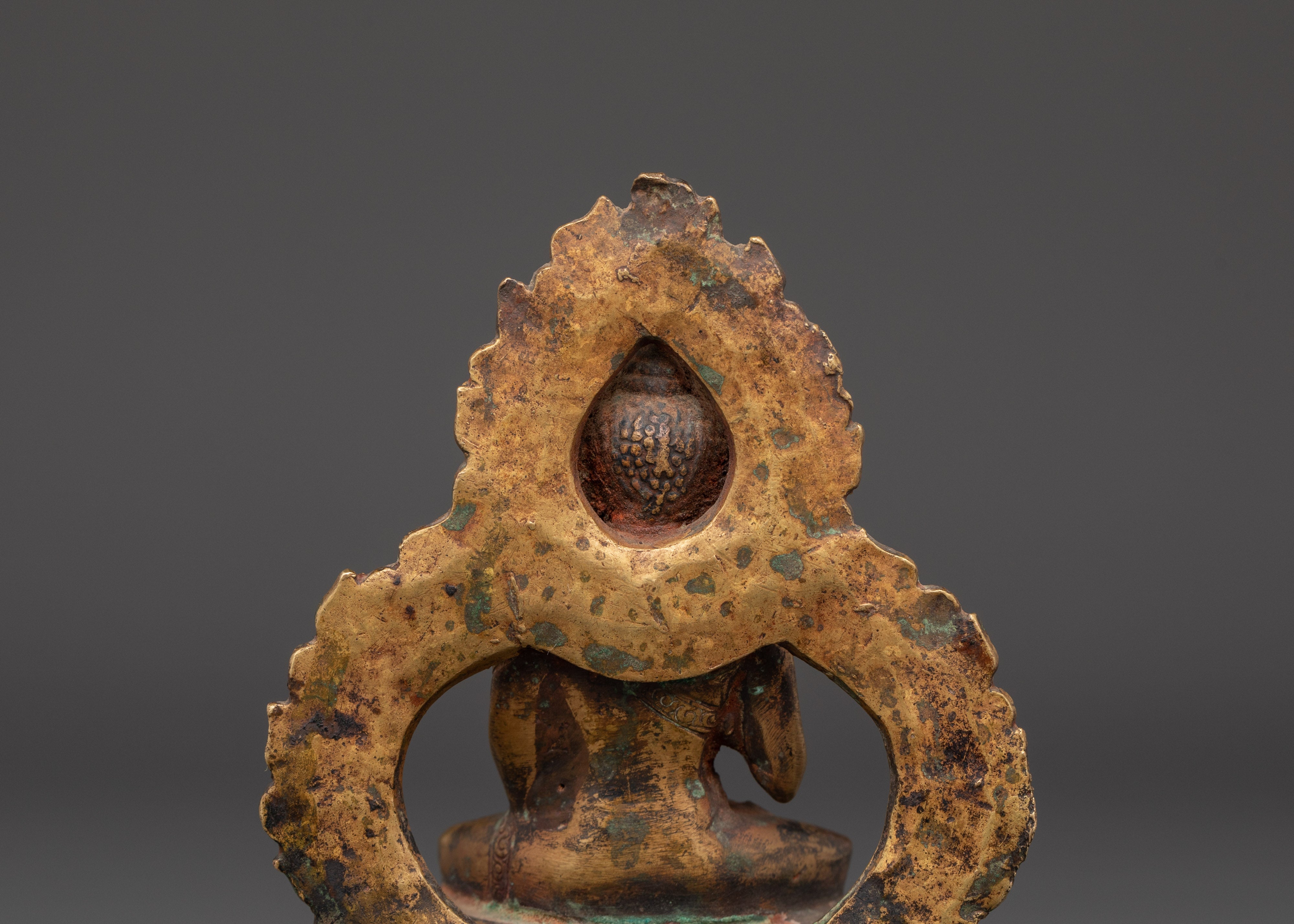 Amogasiddhi Sculpture | Handcrafted Bronze Tibetan Buddha