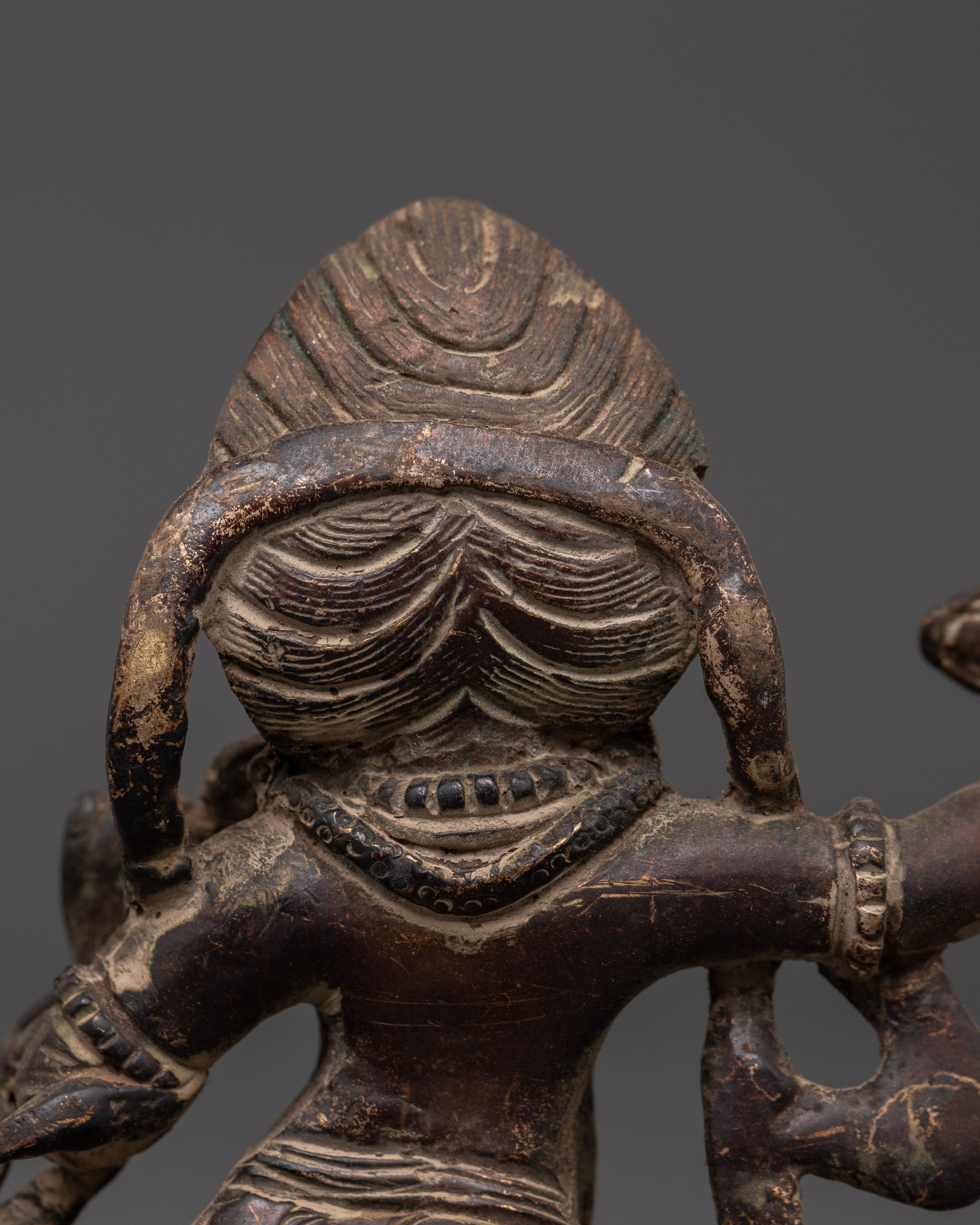 Tibetan Vajrapani Figurine | Protector Deity Statue