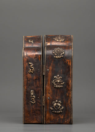 Handcrafted Tibetan Vajra and Bell with Box | Energy & Spiritual Balance Decor