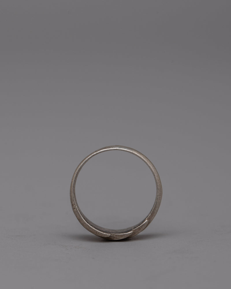 Ring 925 Sterling Silver | Statement Ring with Intricate Design