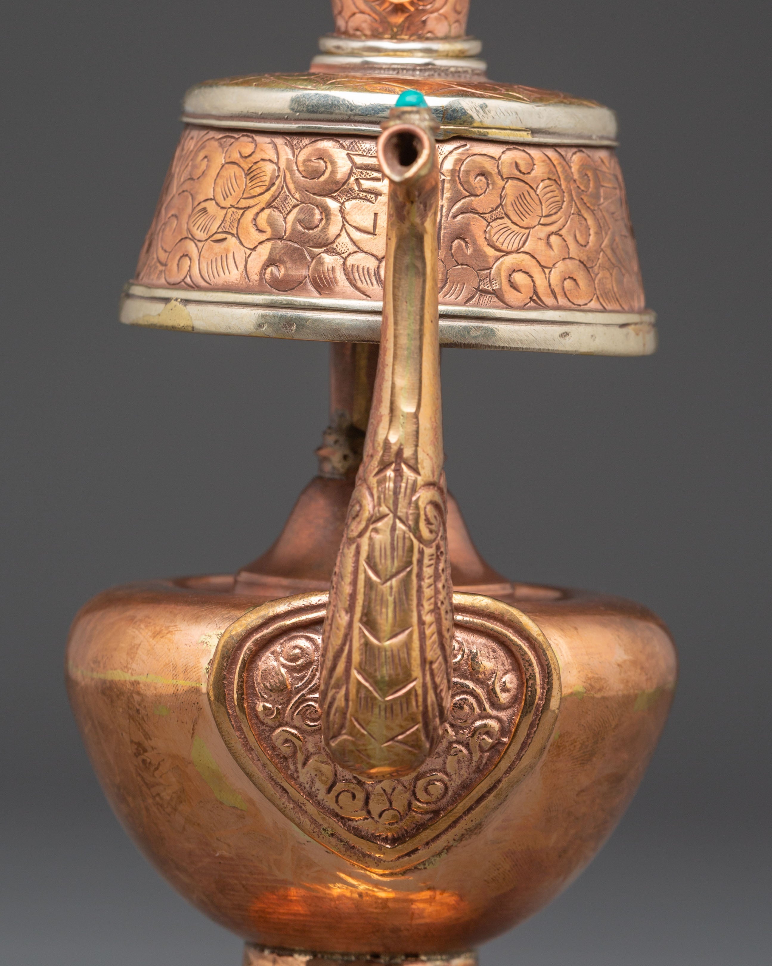 Copper Bhumba for Offerings | Sacred Buddhist Ritual Vase