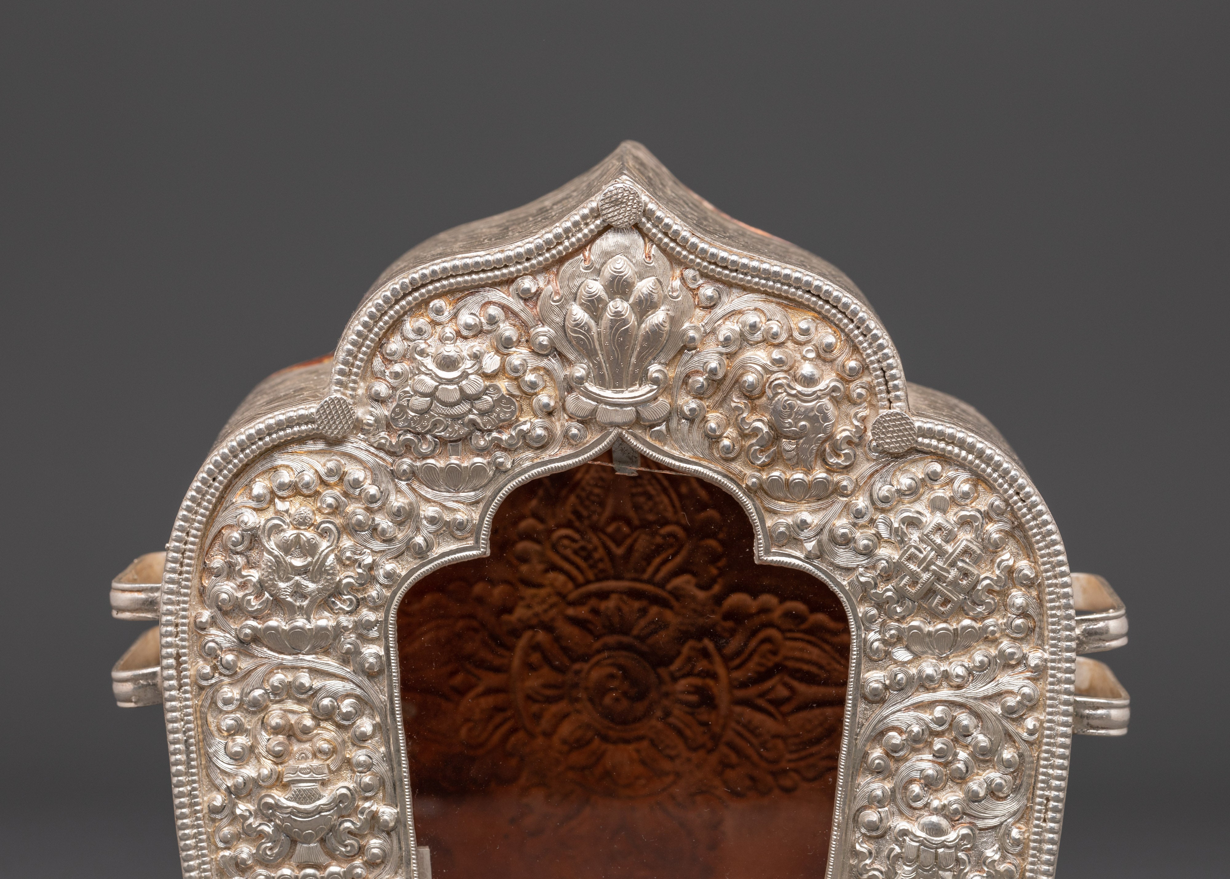Handcrafted Traditional Ghau Box | Spiritual Gift for Puja & Rituals