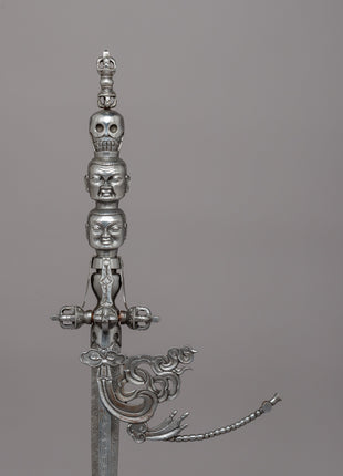 Iron Khatvanga for Tibetan Buddhist |  Sacred Vajrayana Ritual Staff
