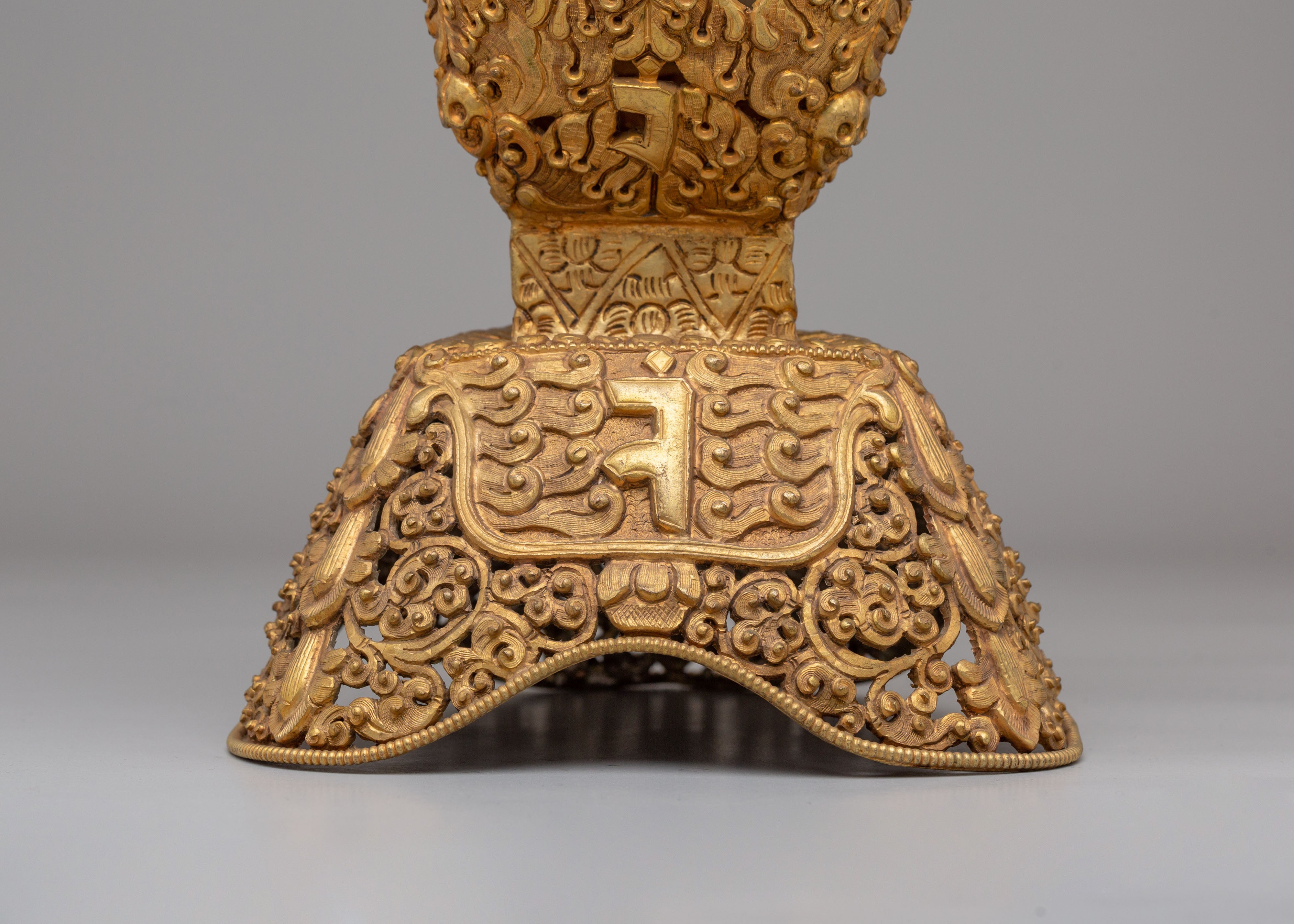 Handcrafted Buddhist Kapala | Sacred Offering Vessel