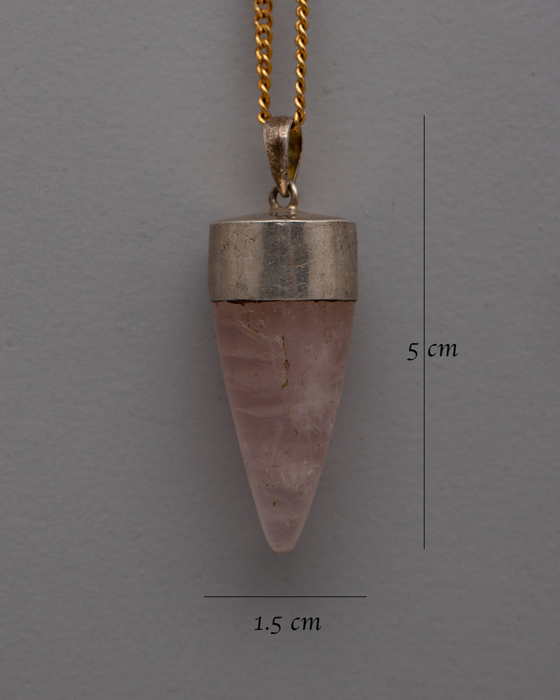 Crystal Point Pendant | Natural Healing Stone Jewelry