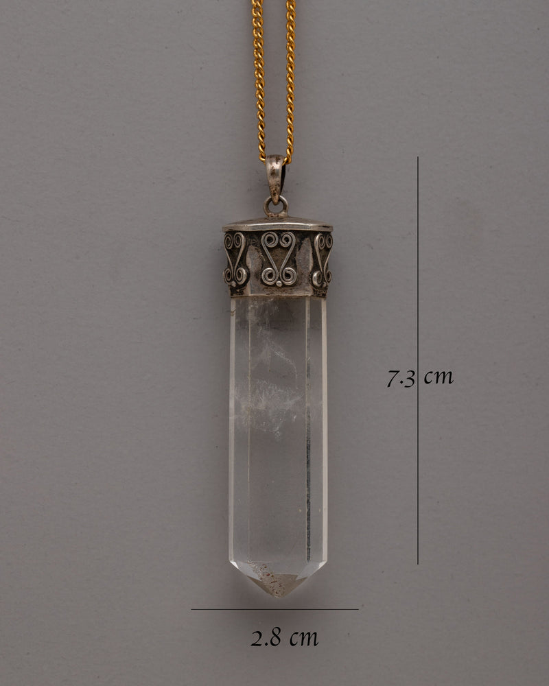 Crystal Amulet Pendant | Perfect for Enhancing Your Meditation and Energy Practices