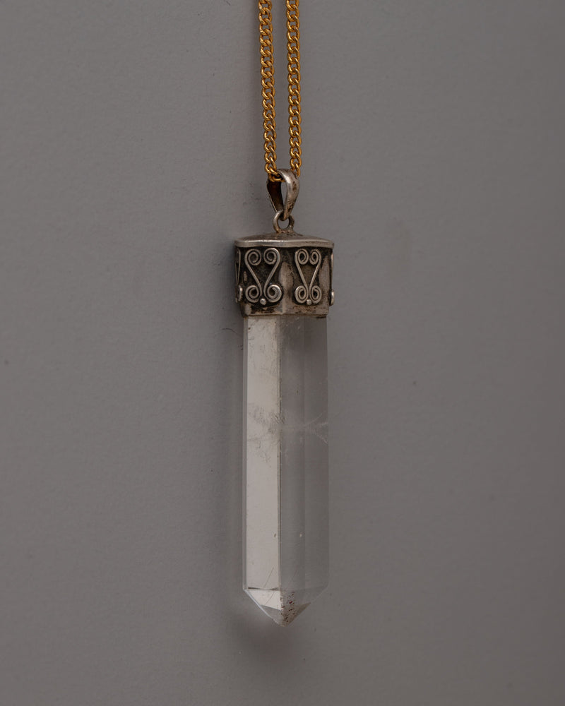 Crystal Amulet Pendant | Perfect for Enhancing Your Meditation and Energy Practices