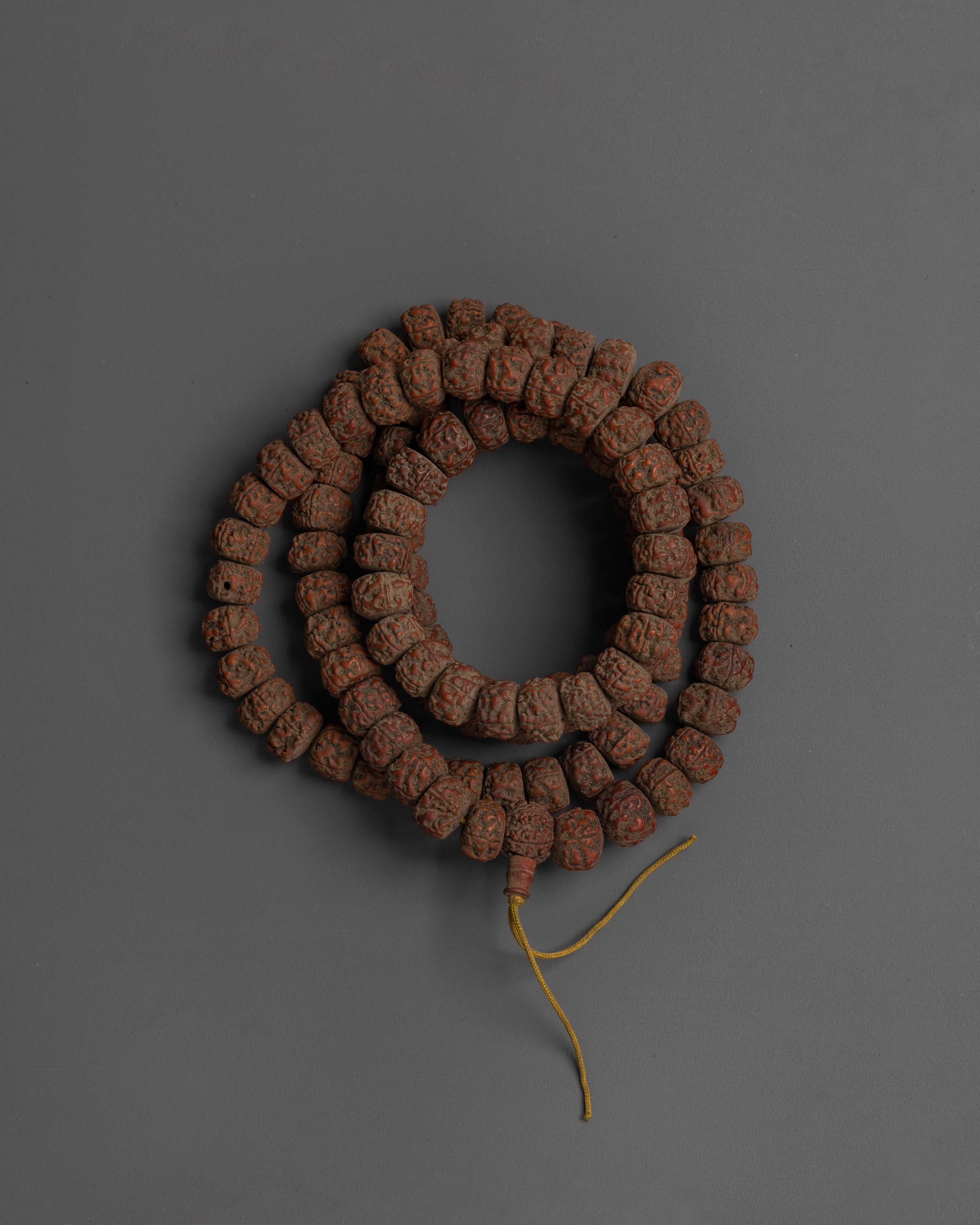 Spiritual Rudraksha Mala | Meditation and Prayer Mala Beads