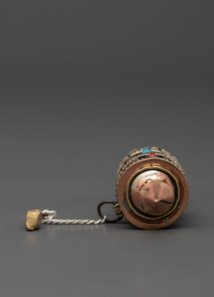 Buddhist Prayer Wheel of Compassion | Handcrafted Mantra Spinner