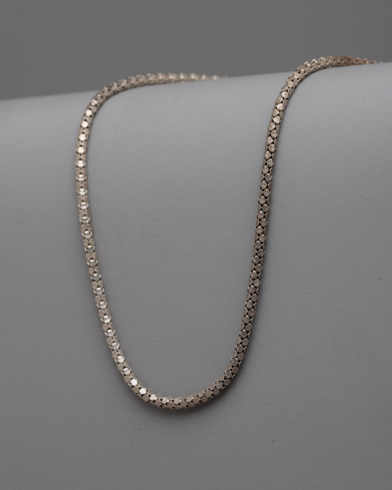 Silver Sterling Necklace Chain | Durable and Stylish 925 Silver Chain for Pendants and Charms