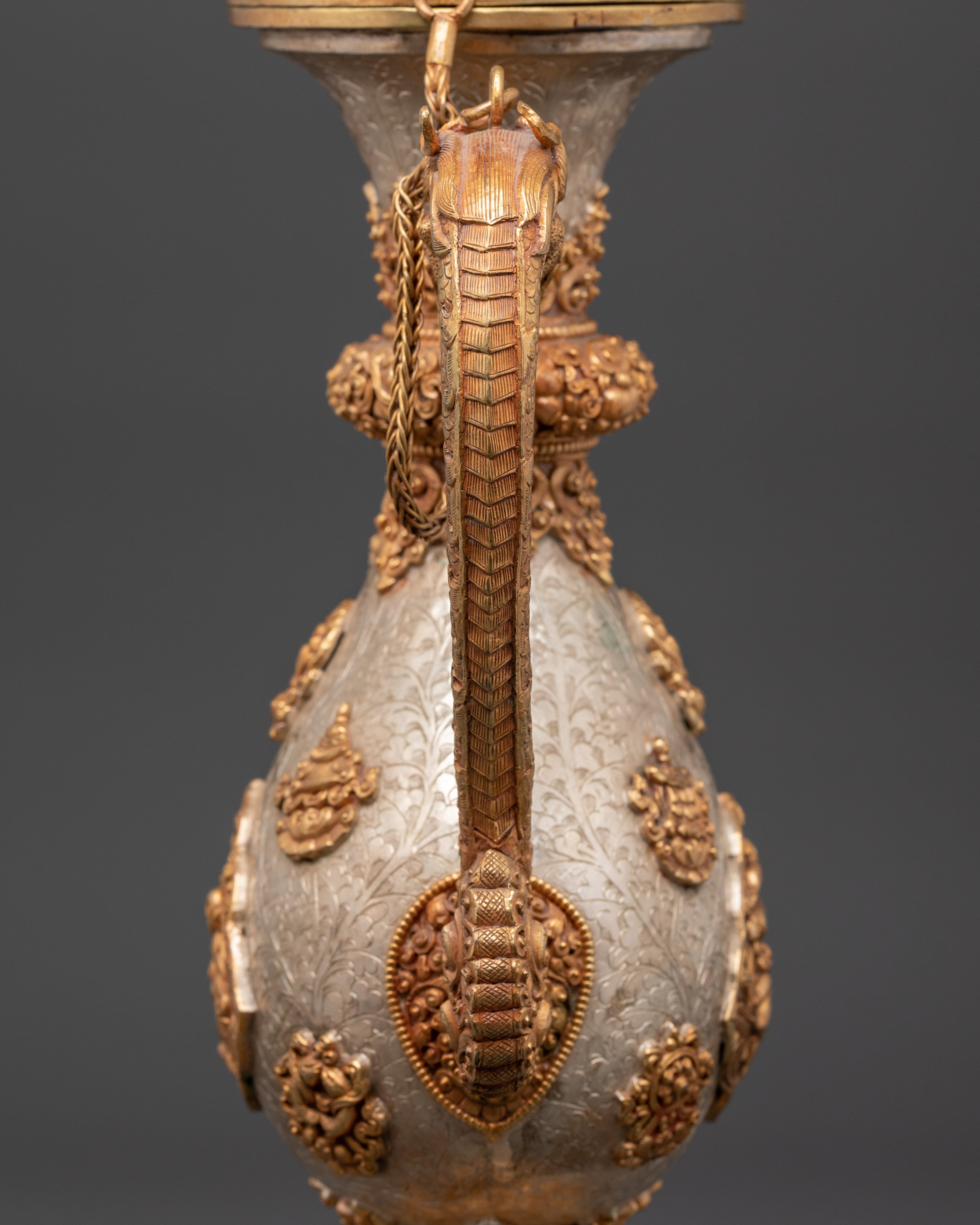 Handcrafted Tibetan Bhumba Vase | Buddhist Ritual Water Vessel