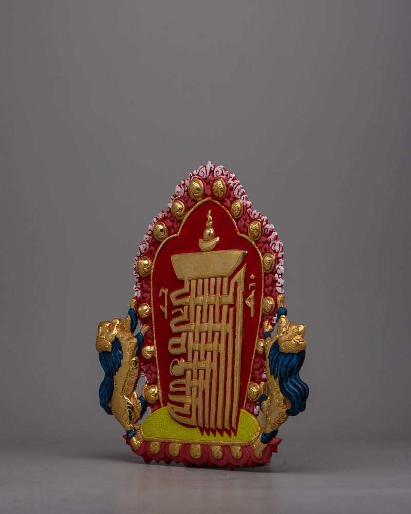 Kalachakra Mantra in Tibetan | Handcrafted Representation of Buddhist Spiritual Practice