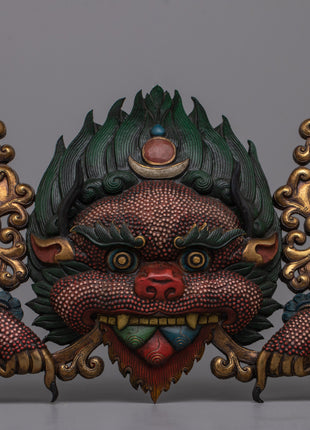 Garuda Copper Art Wall Hanging | Artisan-Crafted Symbol of Tibetan Mythological Power