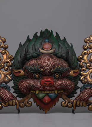 Garuda Copper Art Wall Hanging | Artisan-Crafted Symbol of Tibetan Mythological Power