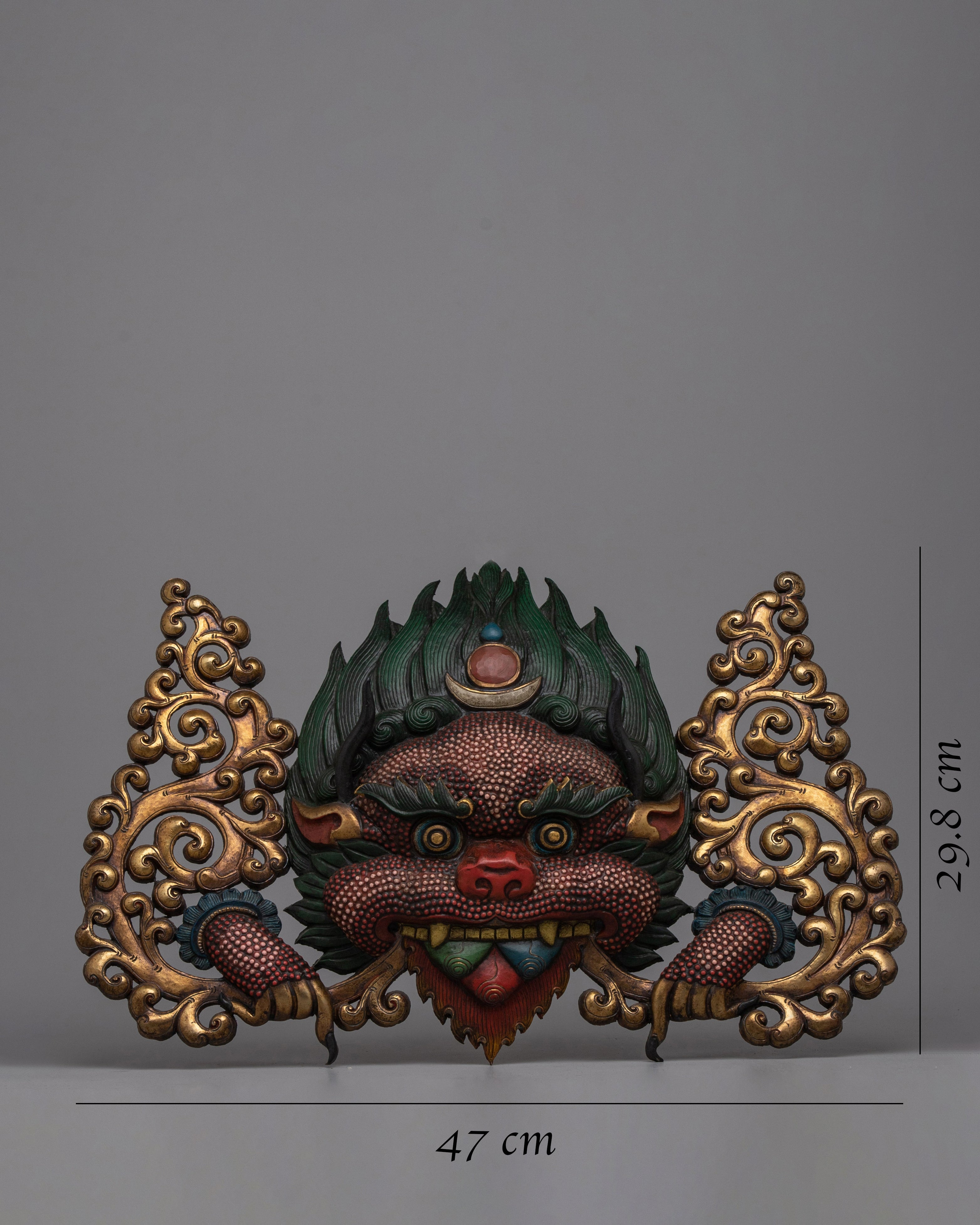Garuda Copper Art Wall Hanging | Artisan-Crafted Symbol of Tibetan Mythological Power