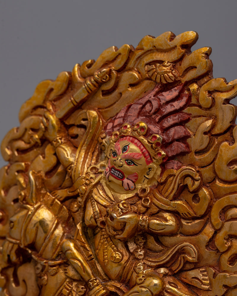 Palden Lhamo Sadhana Statue | Handcrafted Statue of the Wrathful Goddess