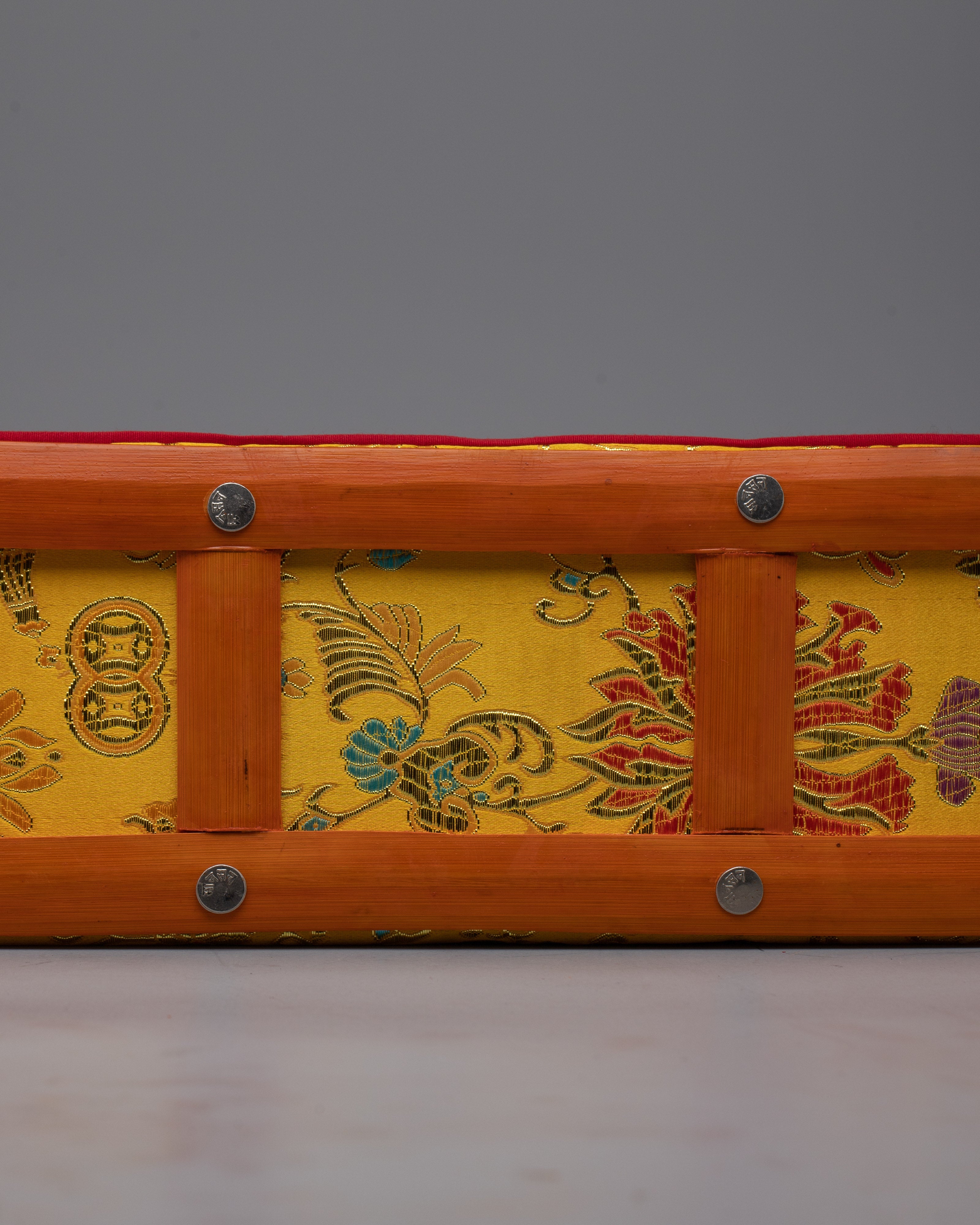 Tibetan Text Cover | Handcrafted Pecha Cover for Preserving Sacred Text