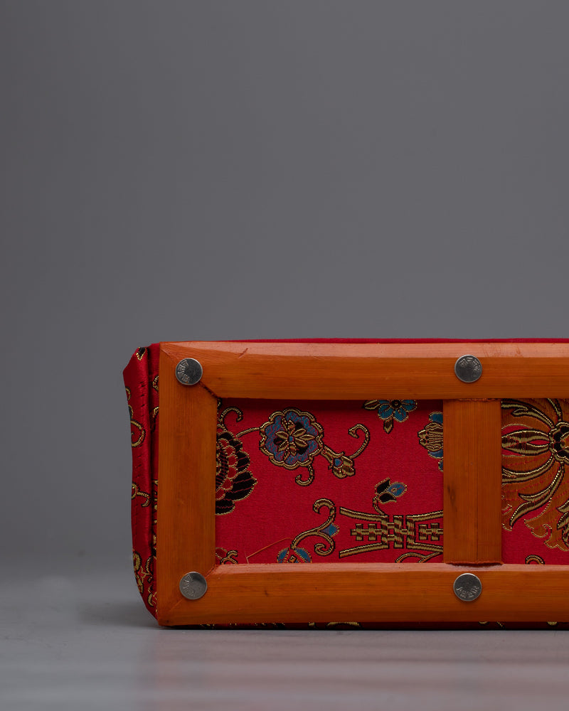 Tibetan Dharma Text Pecha Cover |  Handcrafted Cover for Devotional Use and Text Protection