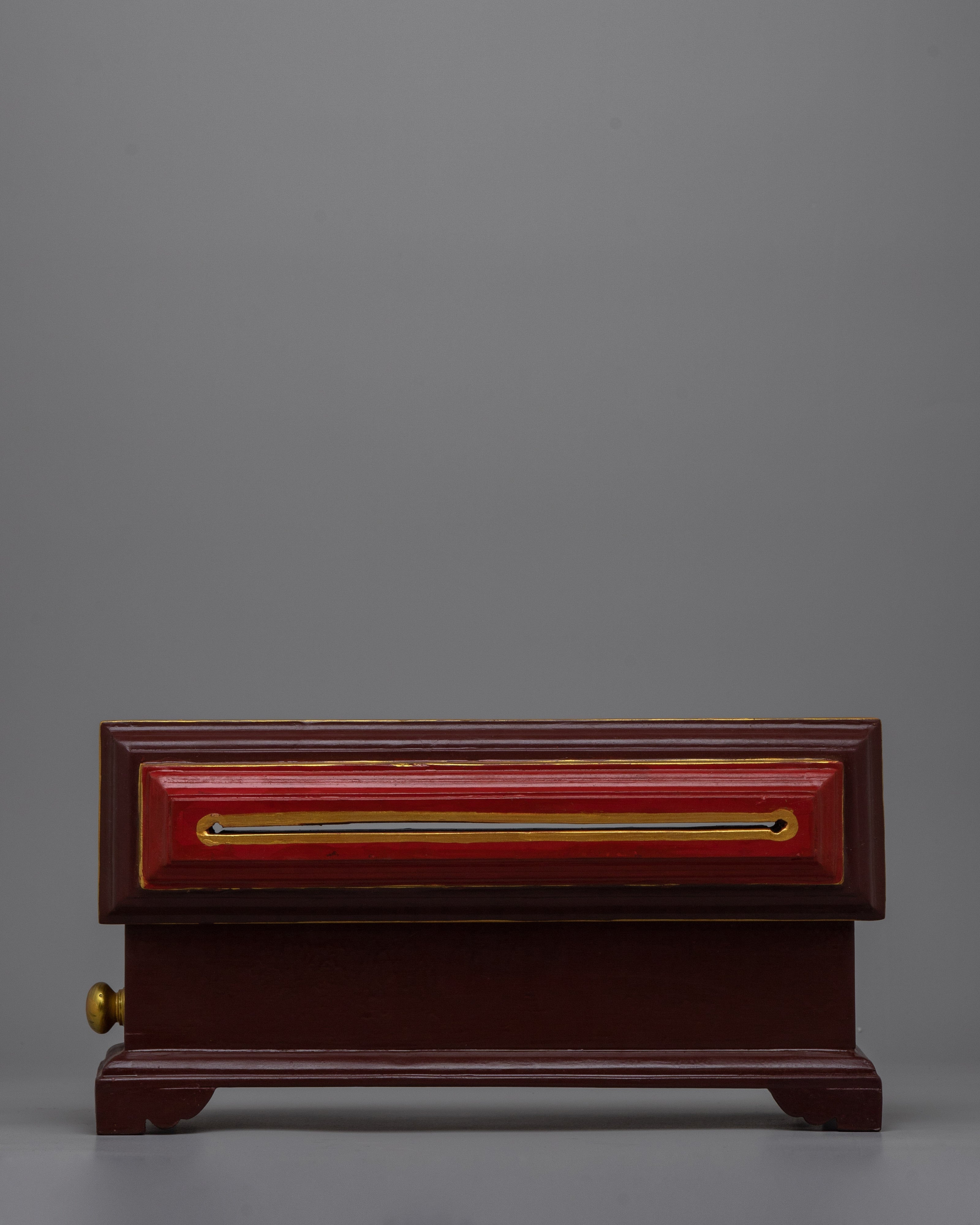 Wooden Incense Burner Box |  Handcrafted Holder for a Calming and Aromatic Ambiance