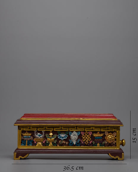 Wooden Incense Burner Box |  Handcrafted Holder for a Calming and Aromatic Ambiance