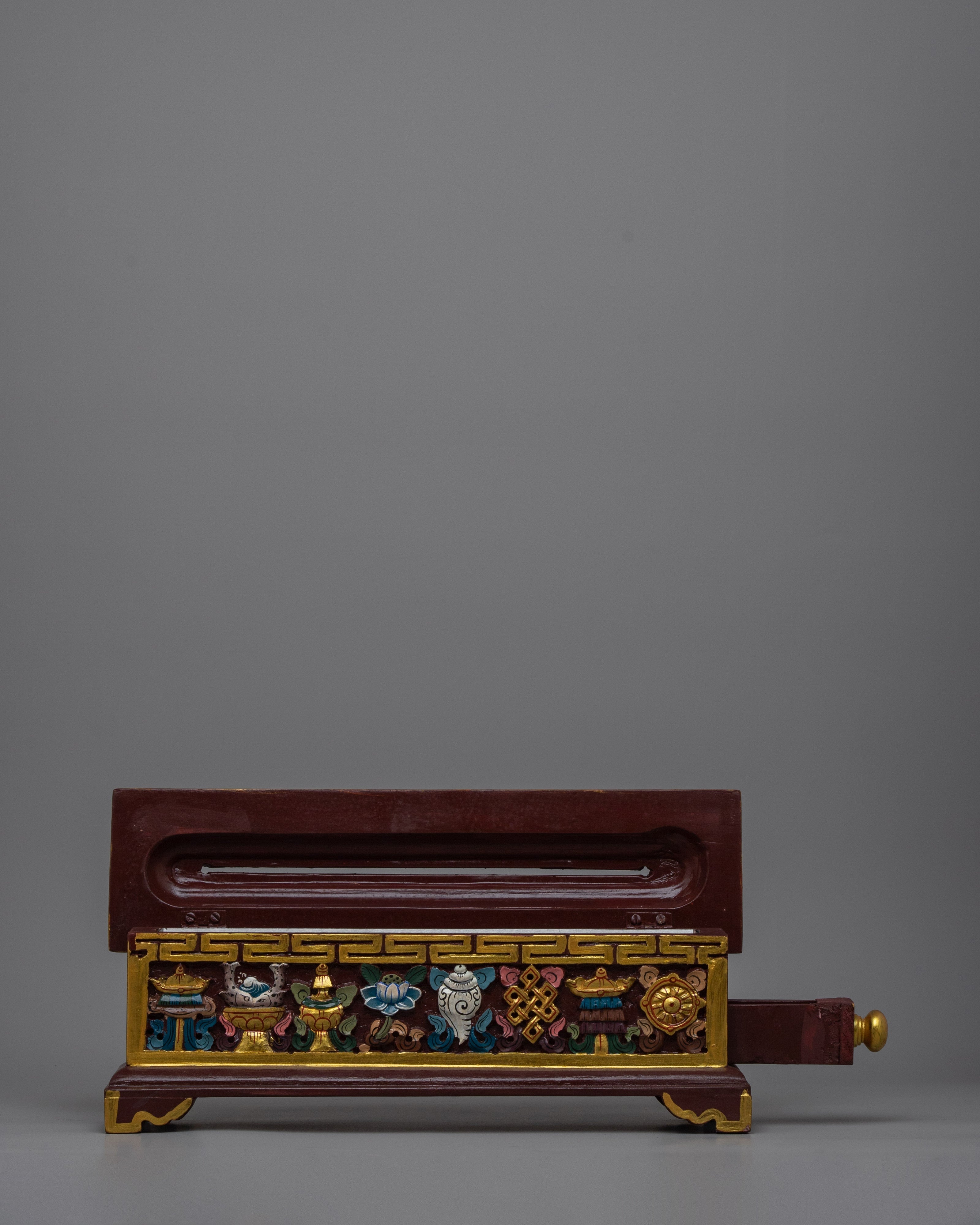 Wooden Incense Burner Box |  Handcrafted Holder for a Calming and Aromatic Ambiance