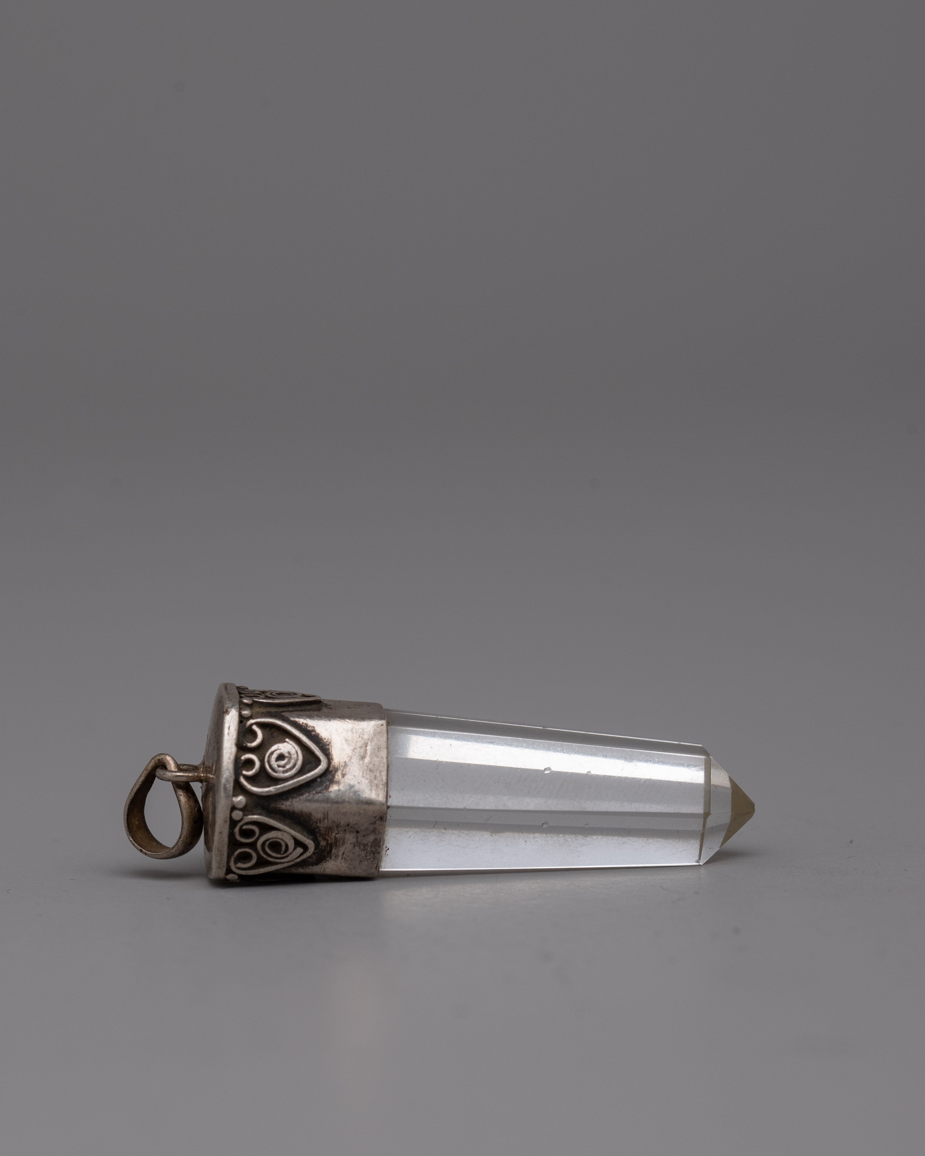 Silver Crystal Pendant | Elegant and Timeless Crystal Jewelry Piece