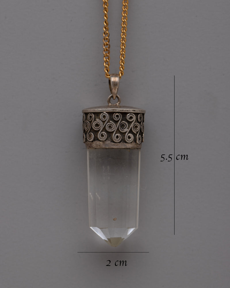 Crystal Pendant Charm | High-Quality Jewelry for Healing and Protection