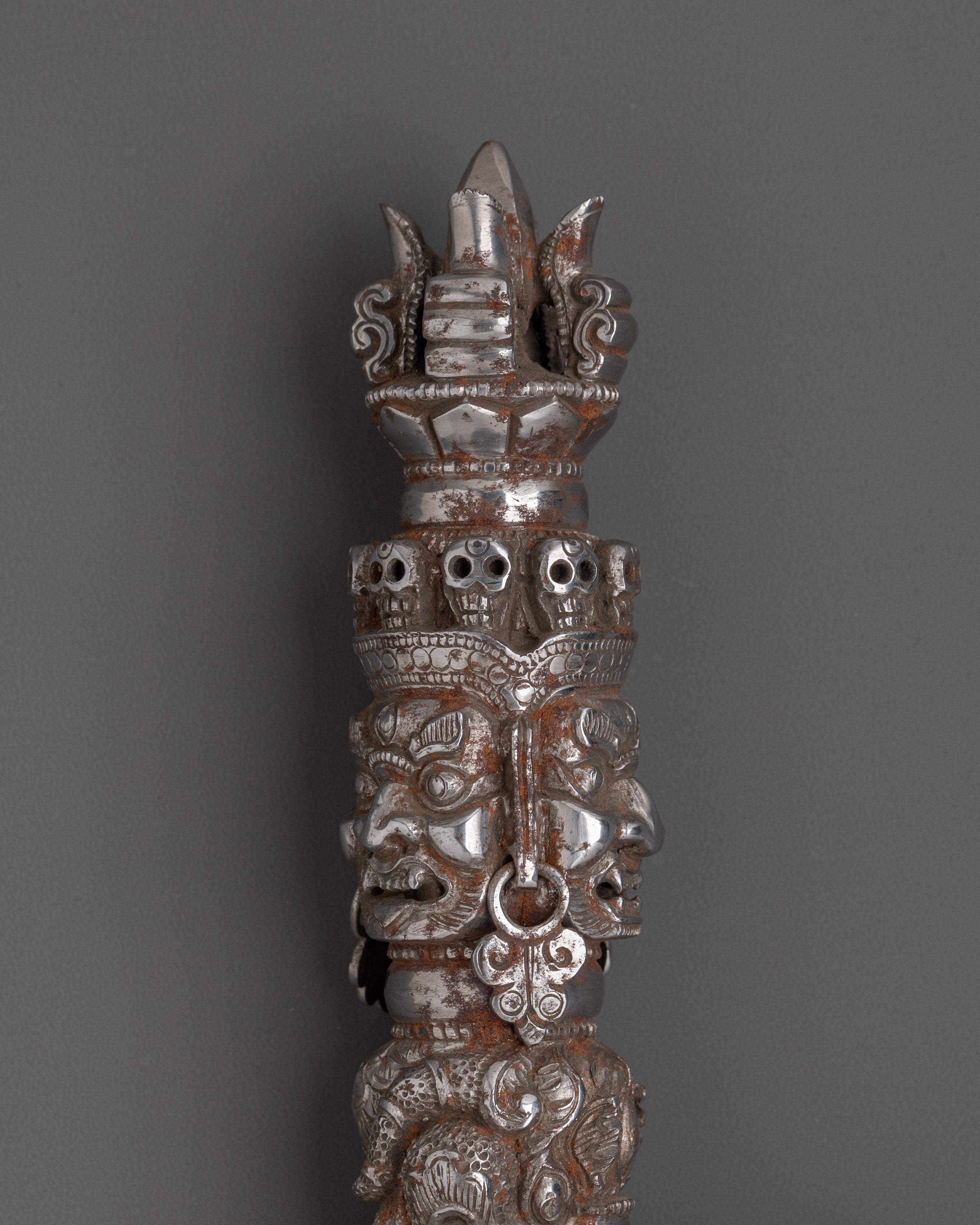 Sacred Kartika Ritual Knife | Tibetan Buddhist Vajrayana Tool For Spiritual Practices