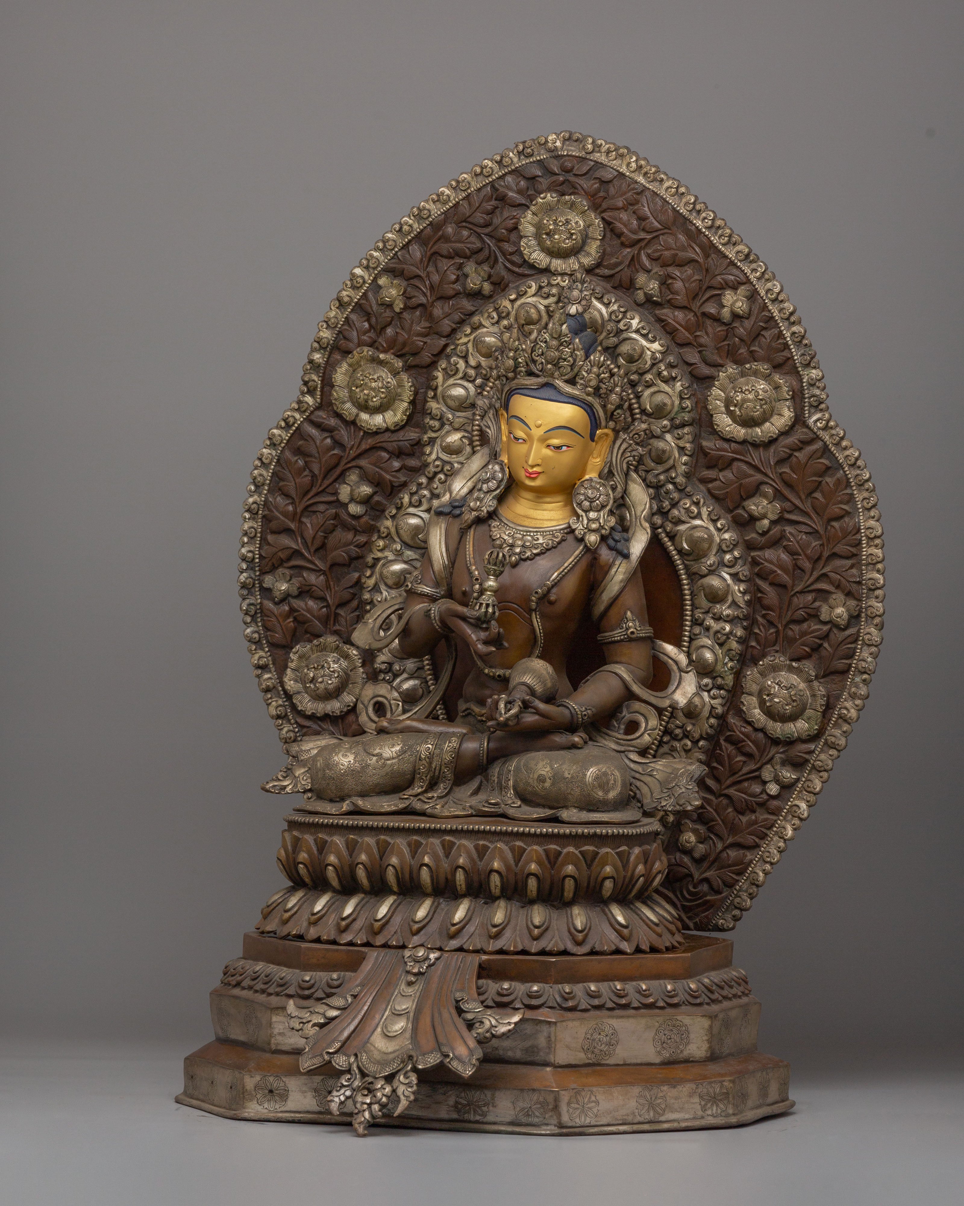 Traditional Vajrasattva Buddha Statue | Buddhist Artwork for Spiritual Practices