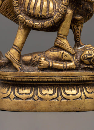 Mahakali Goddess Brass Statue | Protective Divine Energy Figurine