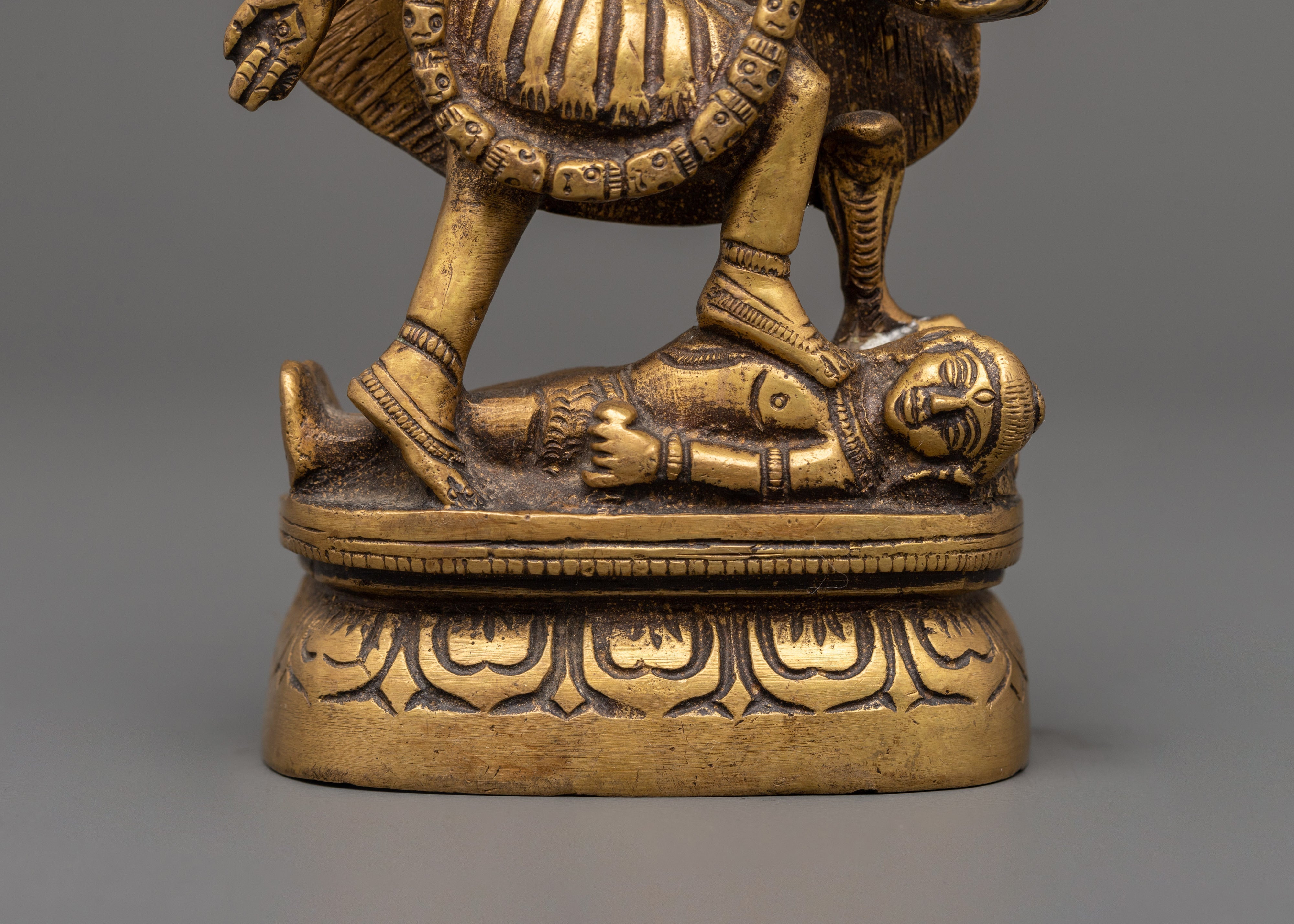 Mahakali Goddess Brass Statue | Protective Divine Energy Figurine