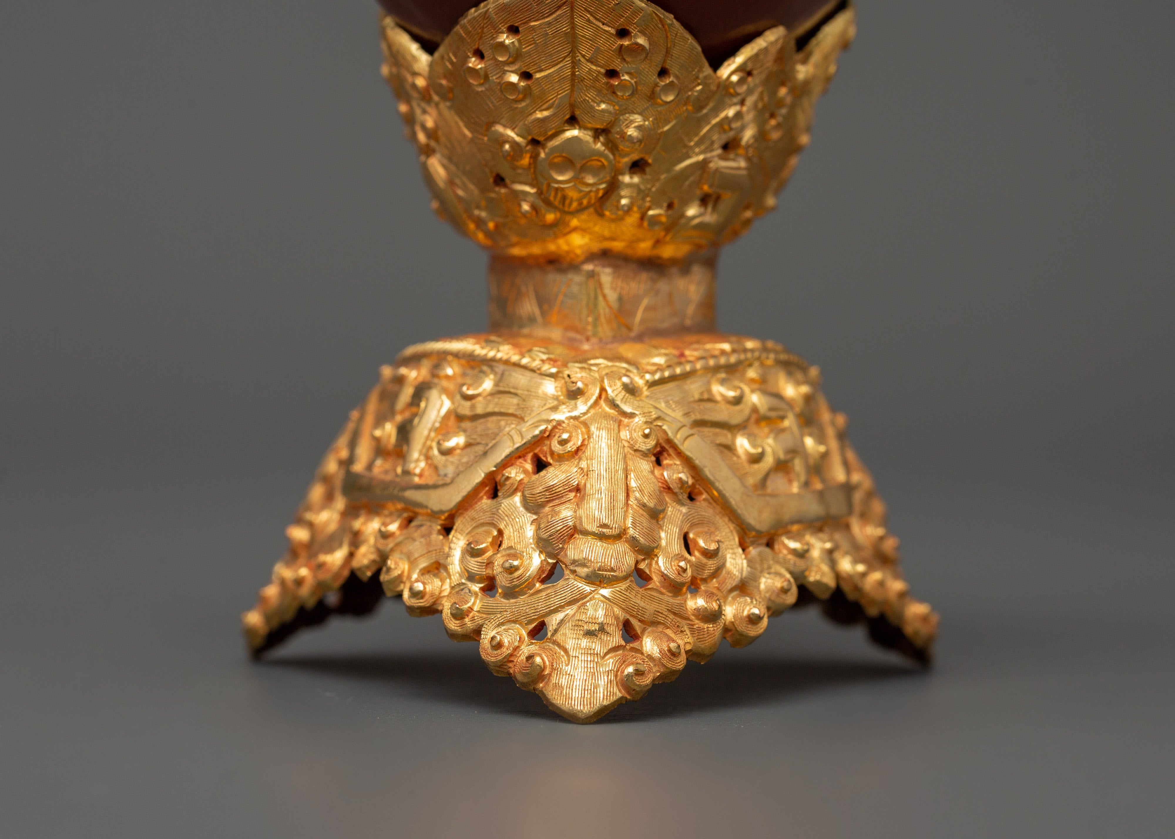 Buddhist Tantric Kapala Set | Handmade Meditation Altar Set