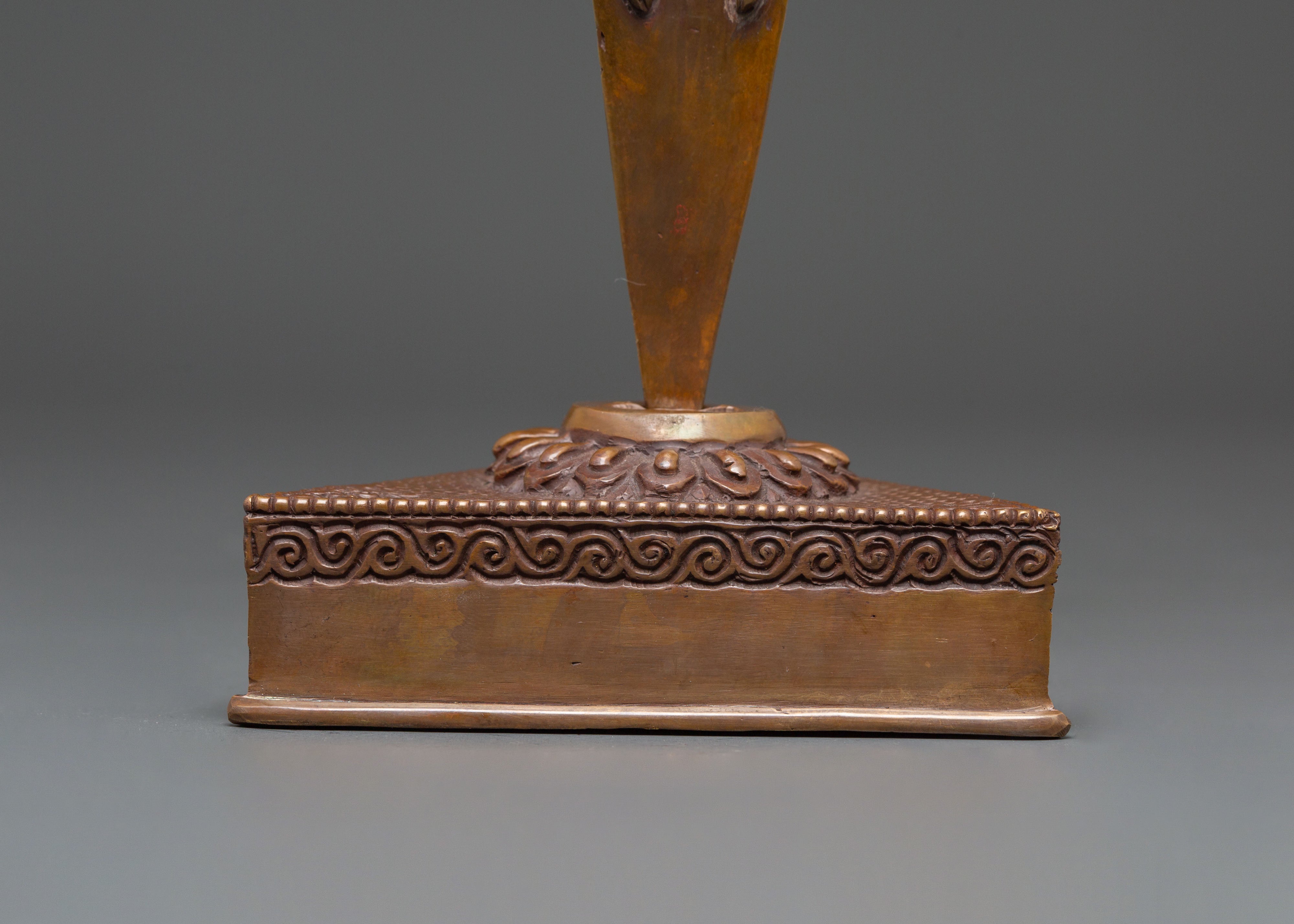 Handmade Spiritual Tibetan Phurba Ritual Dagger | Traditional Buddhist Ceremonial Tool