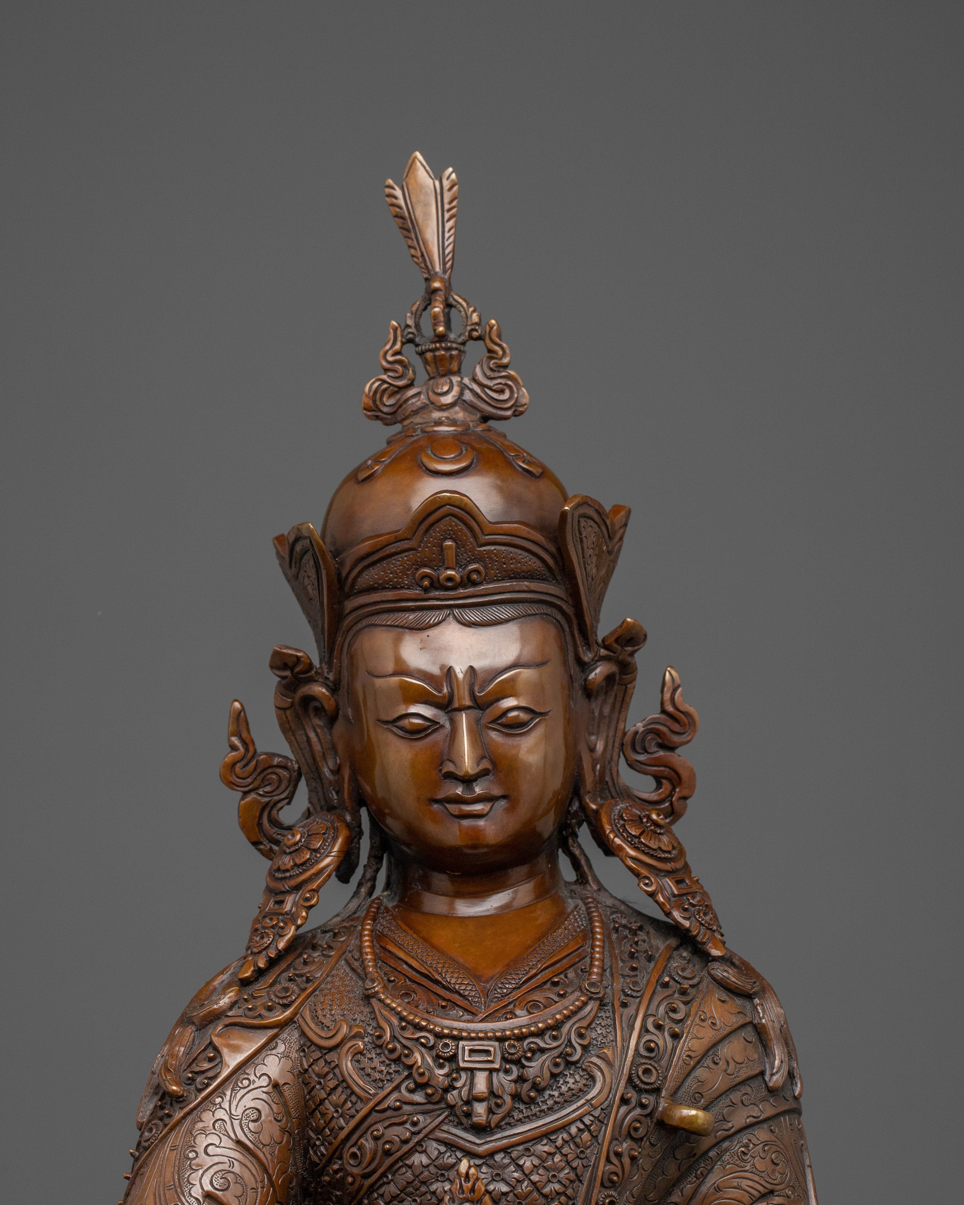 Buddhist Teacher Statue of Guru Rinpoche | Padmasambhava Deity