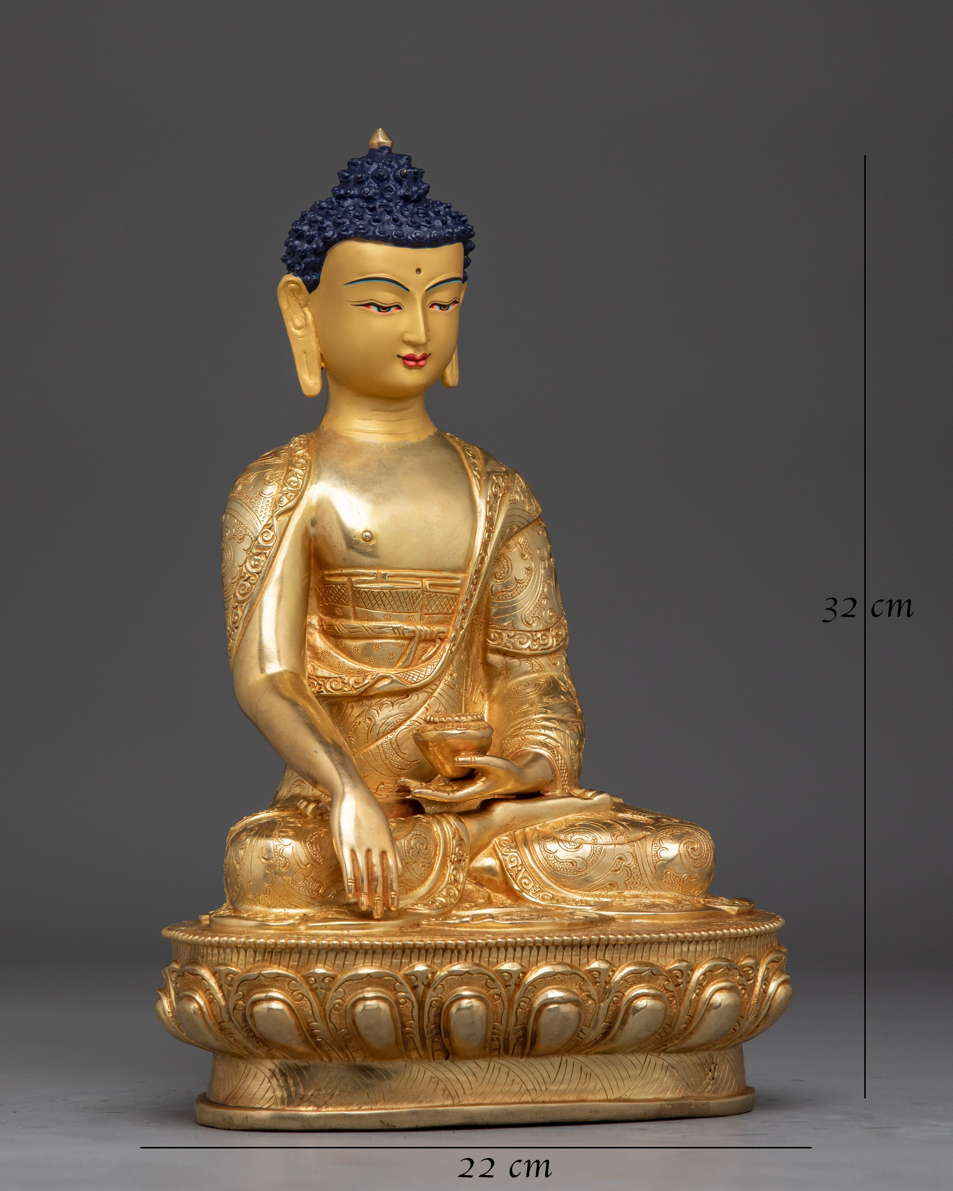 handcrafted-tibetan-sculpture-of-shakyamuni