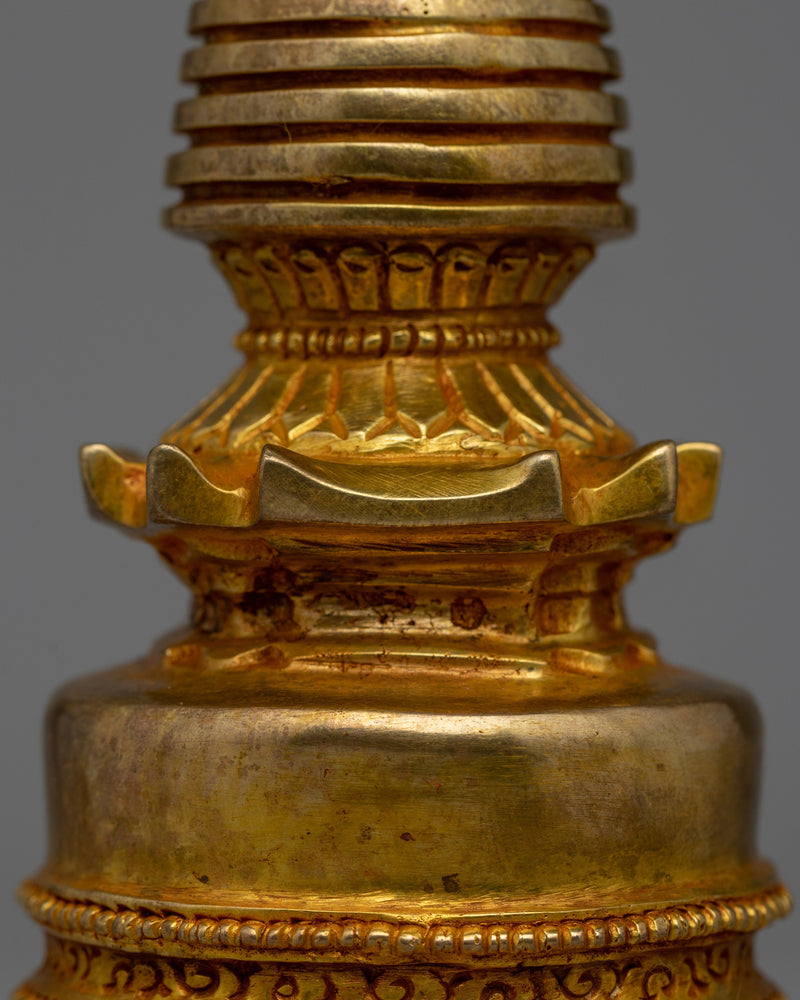 Tibetan Handmade Stupa  | Religious  Sculpture