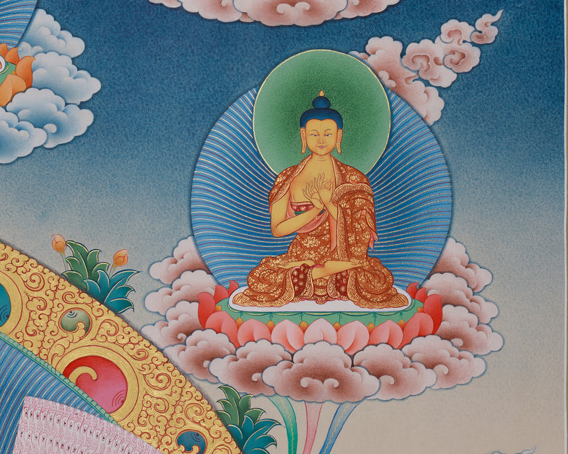 1000-Armed Chenrezig Bodhisattva Canvas Art | Giclee Print of Compassionate Avalokiteshvara