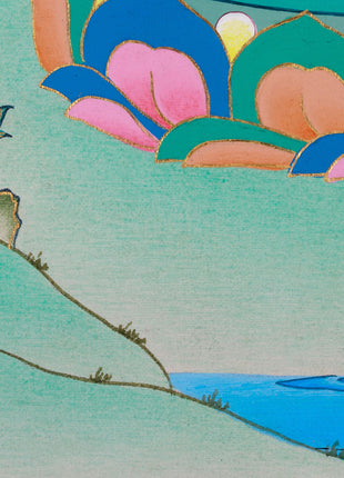 Hand-Painted Samantabhadra Thangka | The Union of Wisdom and Compassion