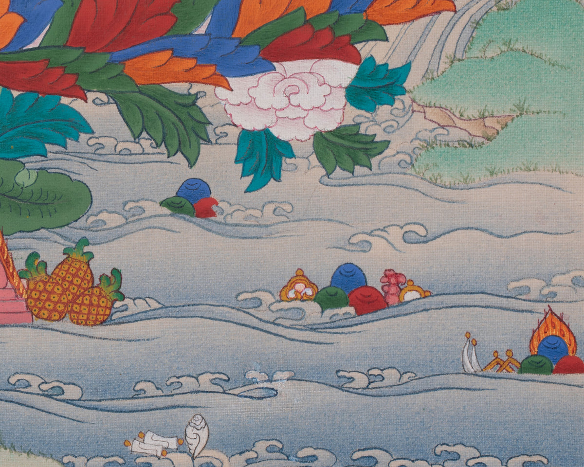 Sacred Guru Rinpoche Art | Lotus-Born Master of Tibetan Buddhism