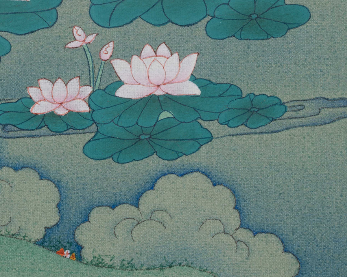 Shakyamuni Buddha Enlightened Teacher Thangka | Spiritual Awakening