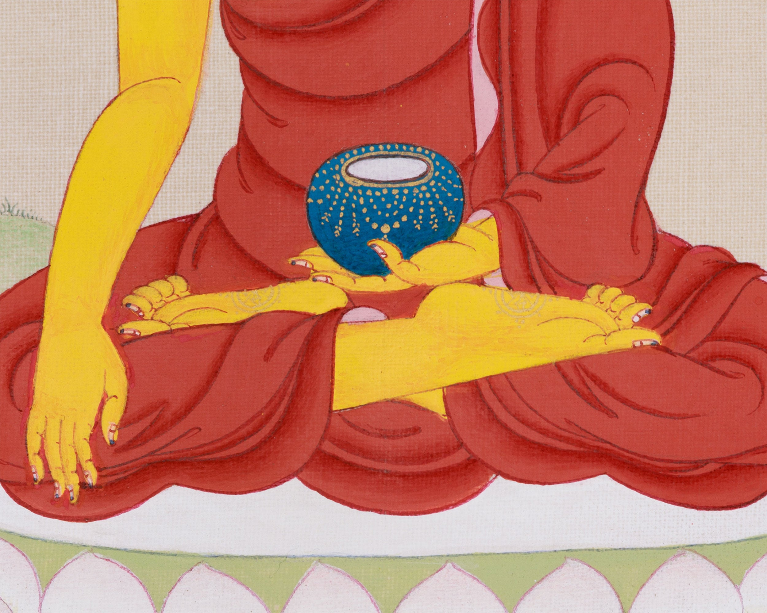 Tibetan Thangka of Shakyamuni Buddha | Enlightened One Who Taught the Path to Liberation