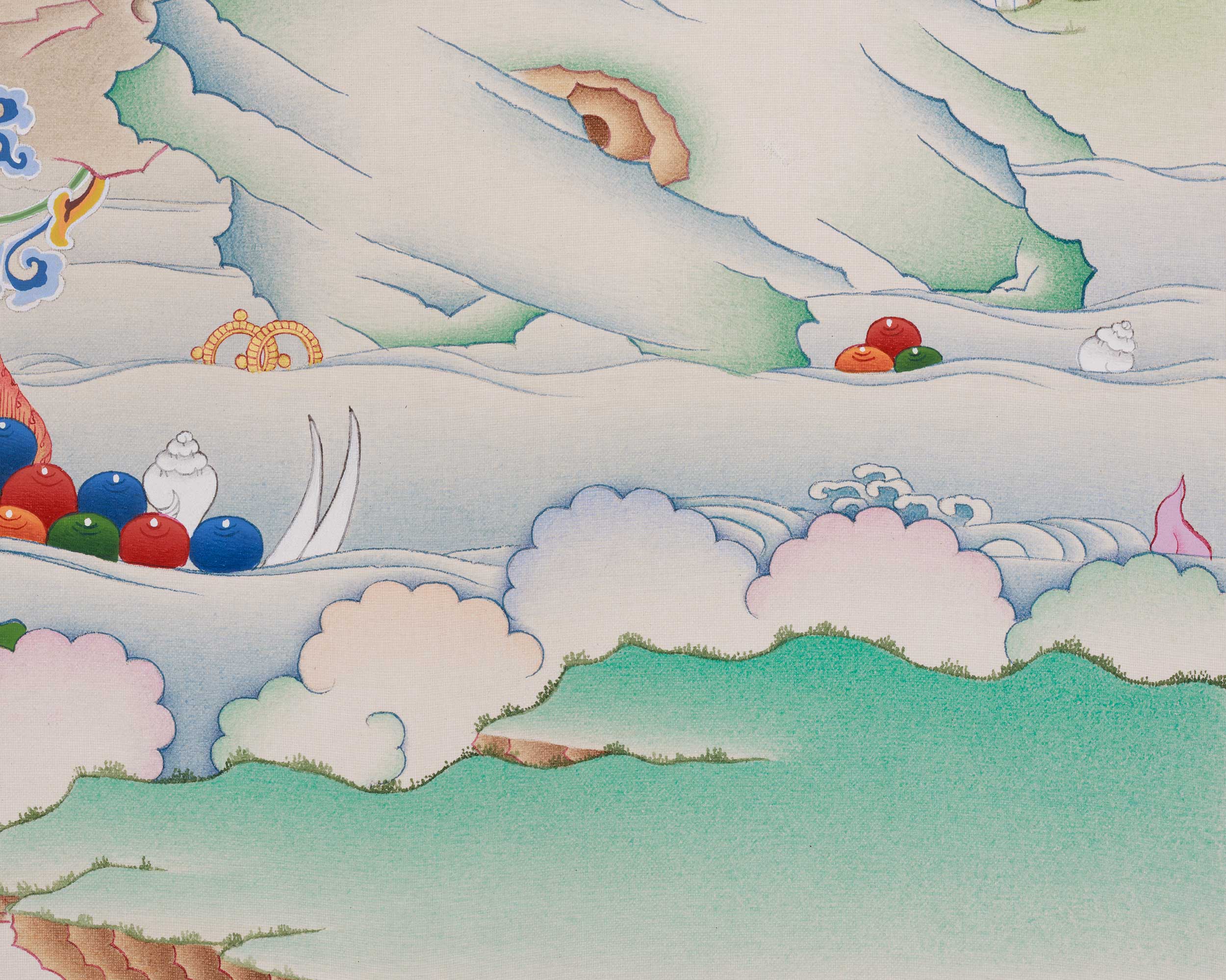 Himalayan Thangka of Green Tara | Mother of All Buddha