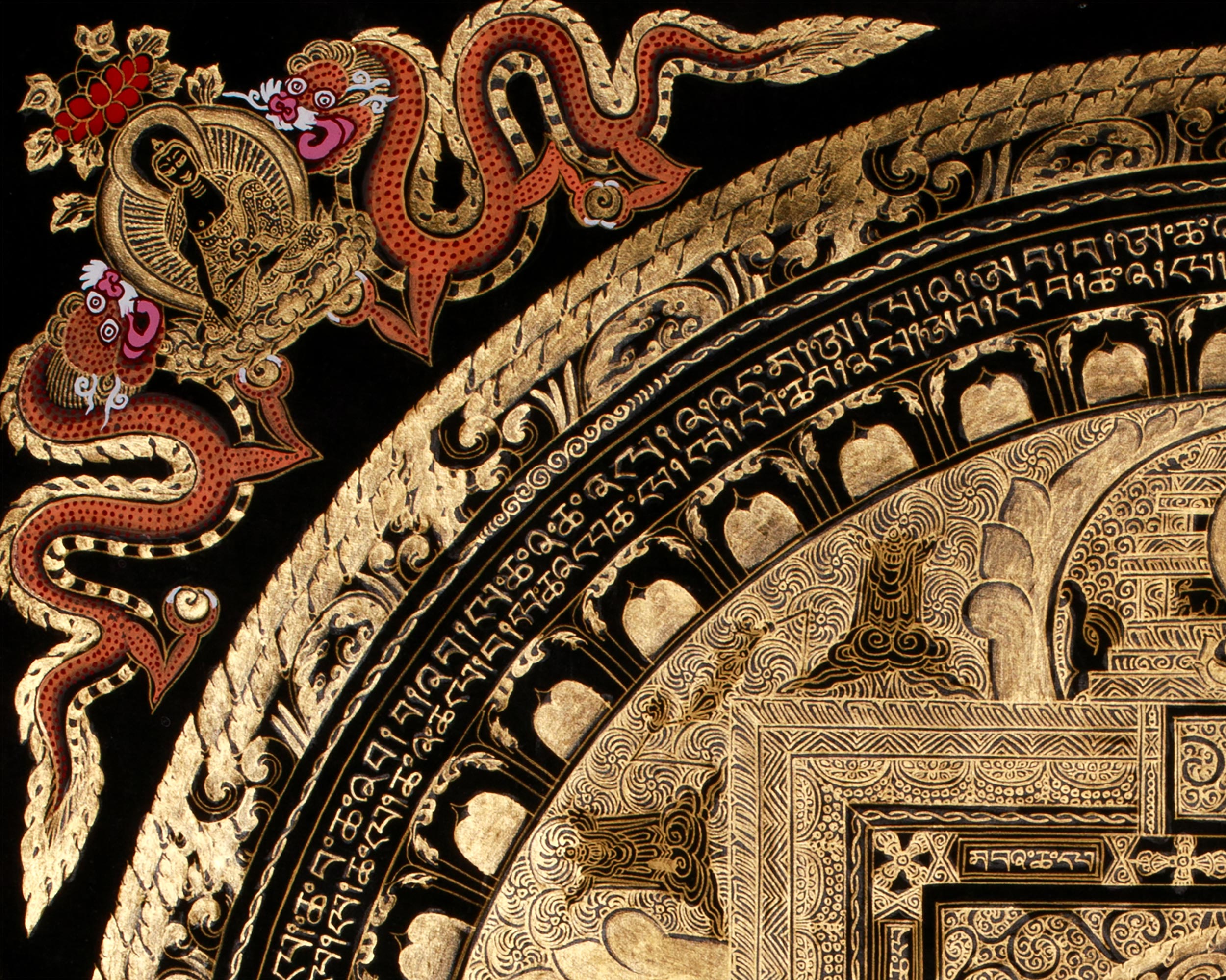 Manjushri Mandala Thangka | Unfolding the Path to Enlightenment