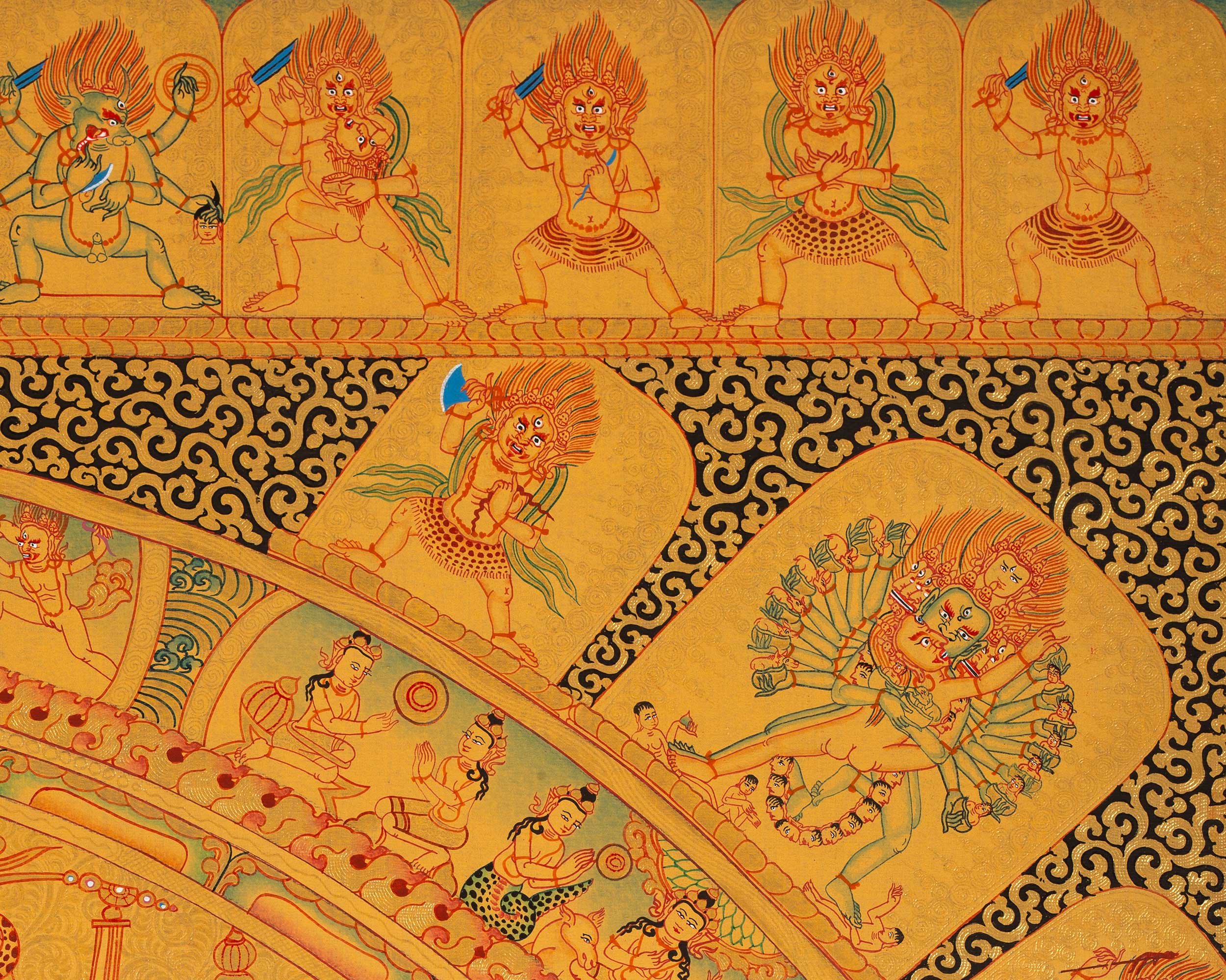Hevajra Mandala | Vajrayana Deity | Meditation Decor